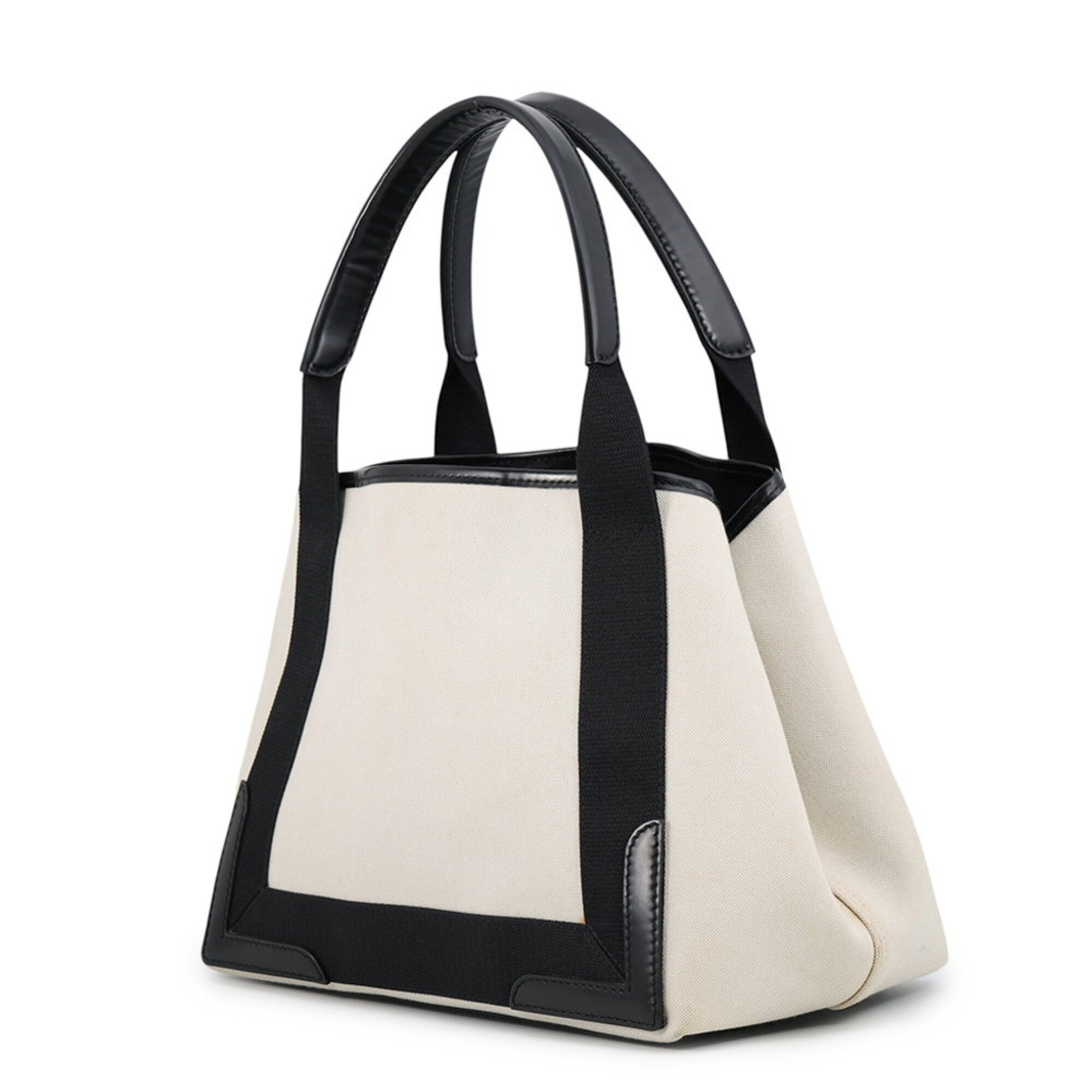 Balenciaga Black Canvas Handbag Tote Bag (Pre-Owned)