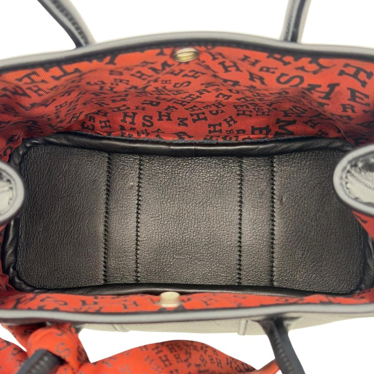 Hermes Black Swift Leather Handbag (Pre-Owned)