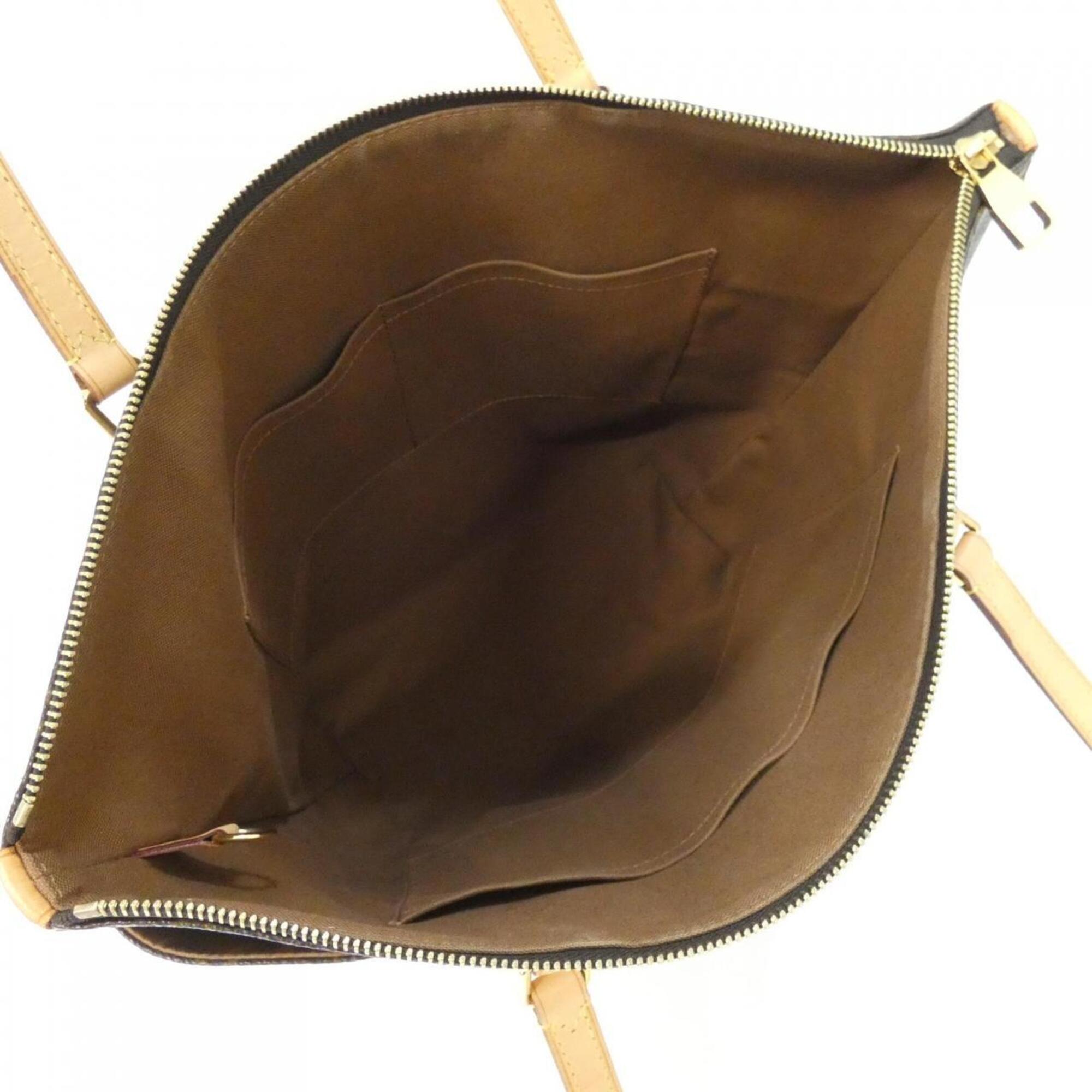 Louis Vuitton Marron Coated Canvas Handbag (Pre-Owned)