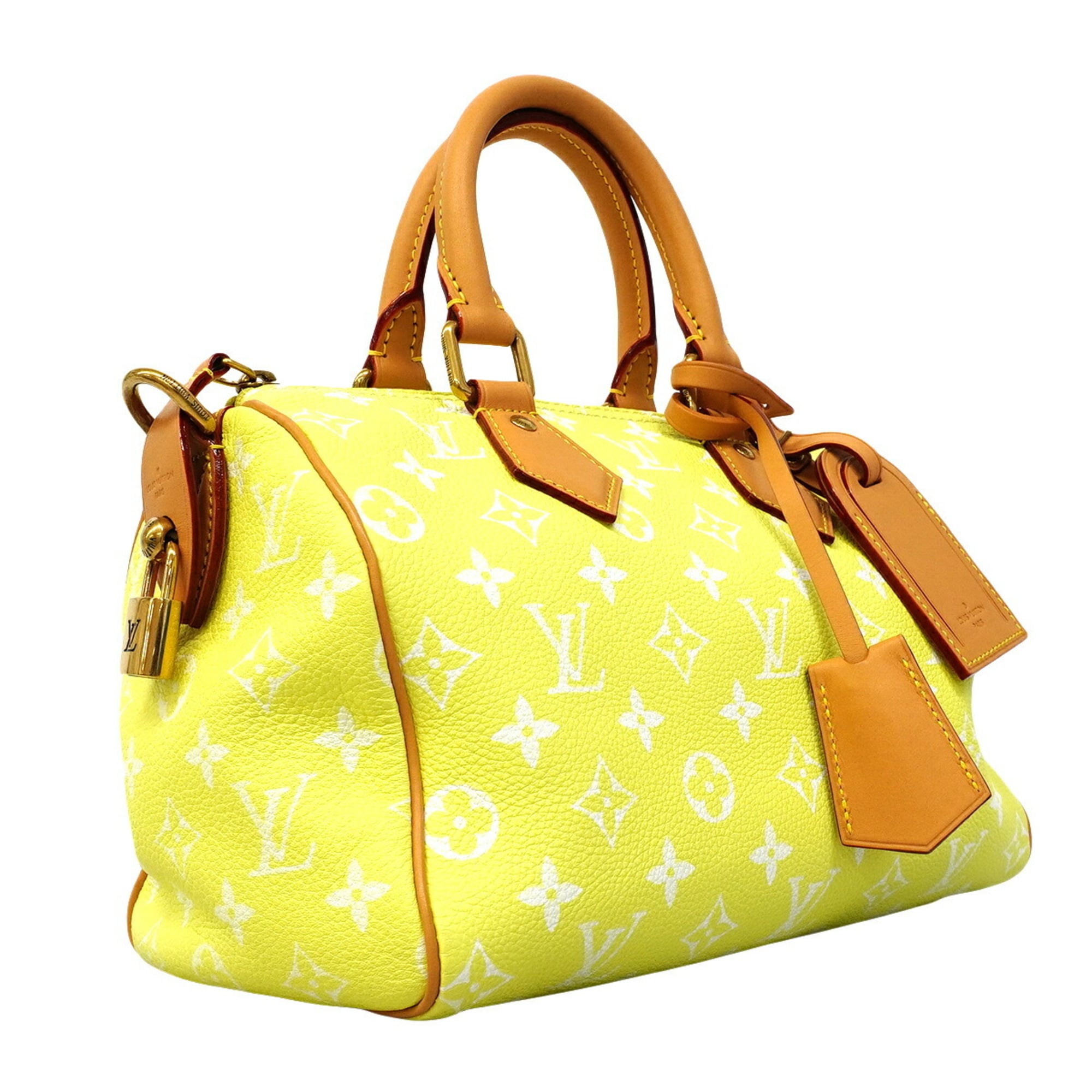 Louis Vuitton Yellow Handbag (Pre-Owned)
