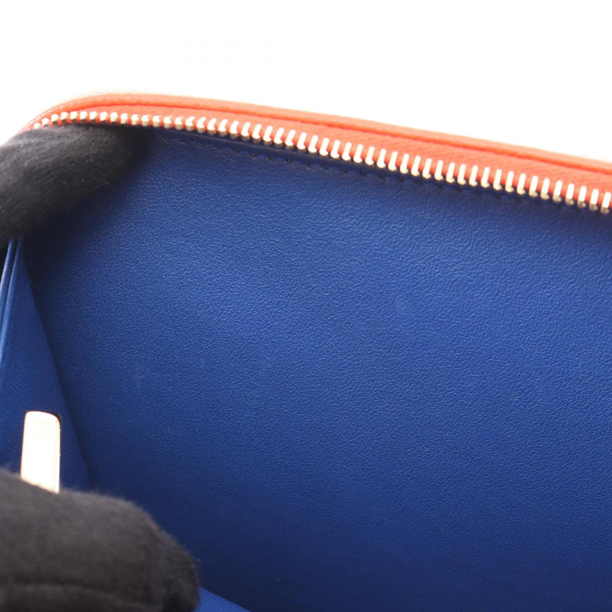 Chanel Blue Red Color White Grained Calfskin Handbag Shoulder Bag Vanity Bag (Pre-Owned)