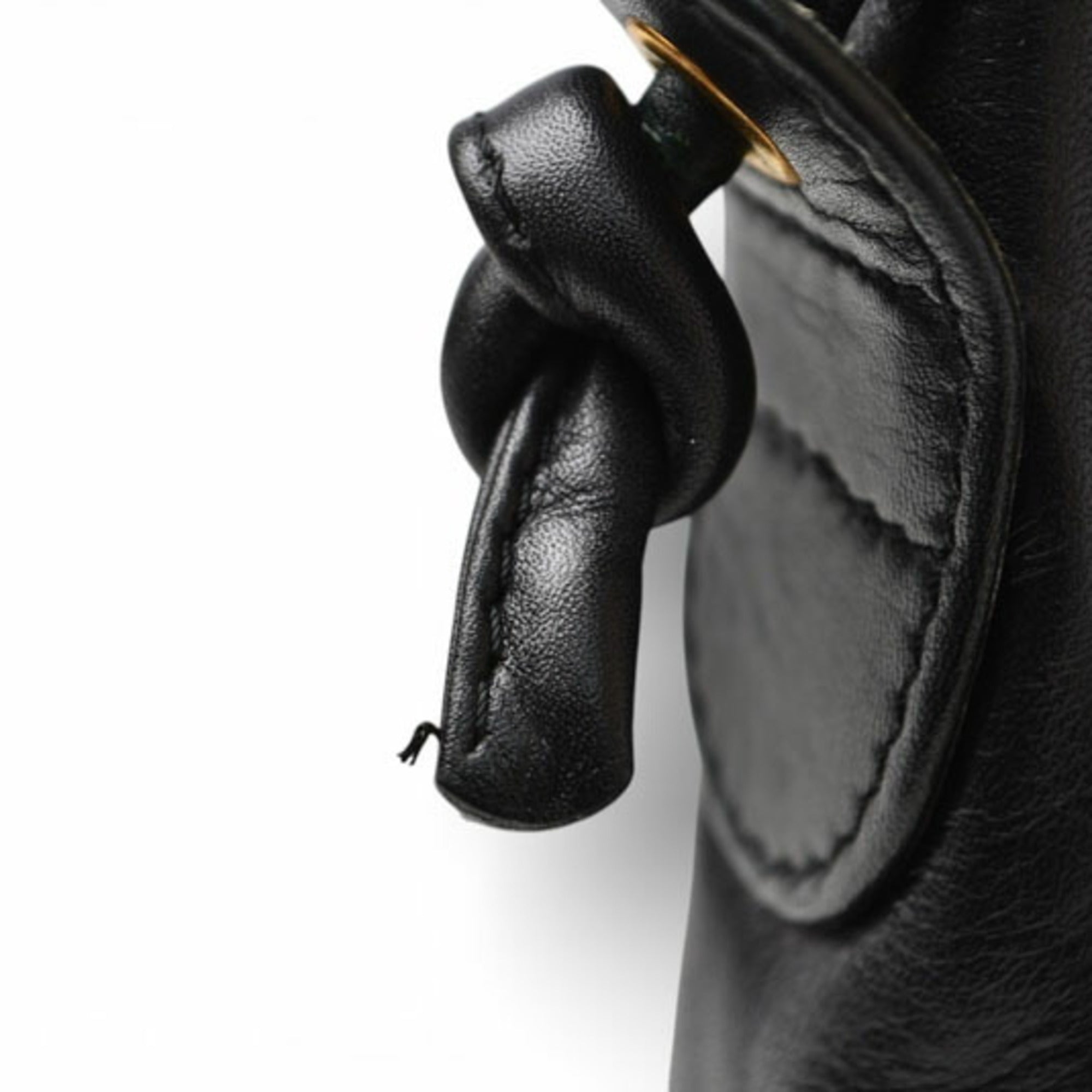 Loewe Black Leather Shoulder Bag (Pre-Owned)