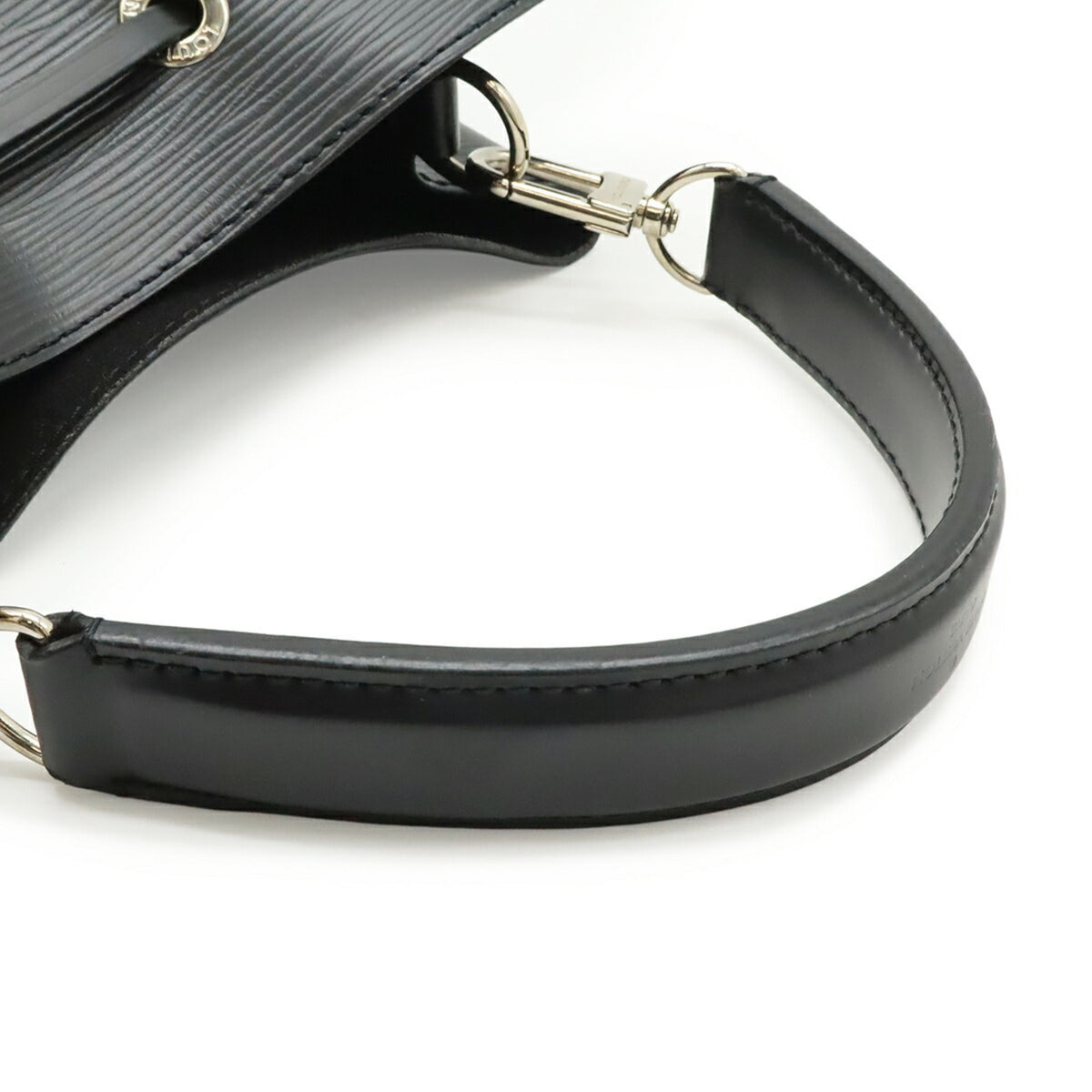 Louis Vuitton Black Noir Epi Leather Handbag Shoulder Bag (Pre-Owned)