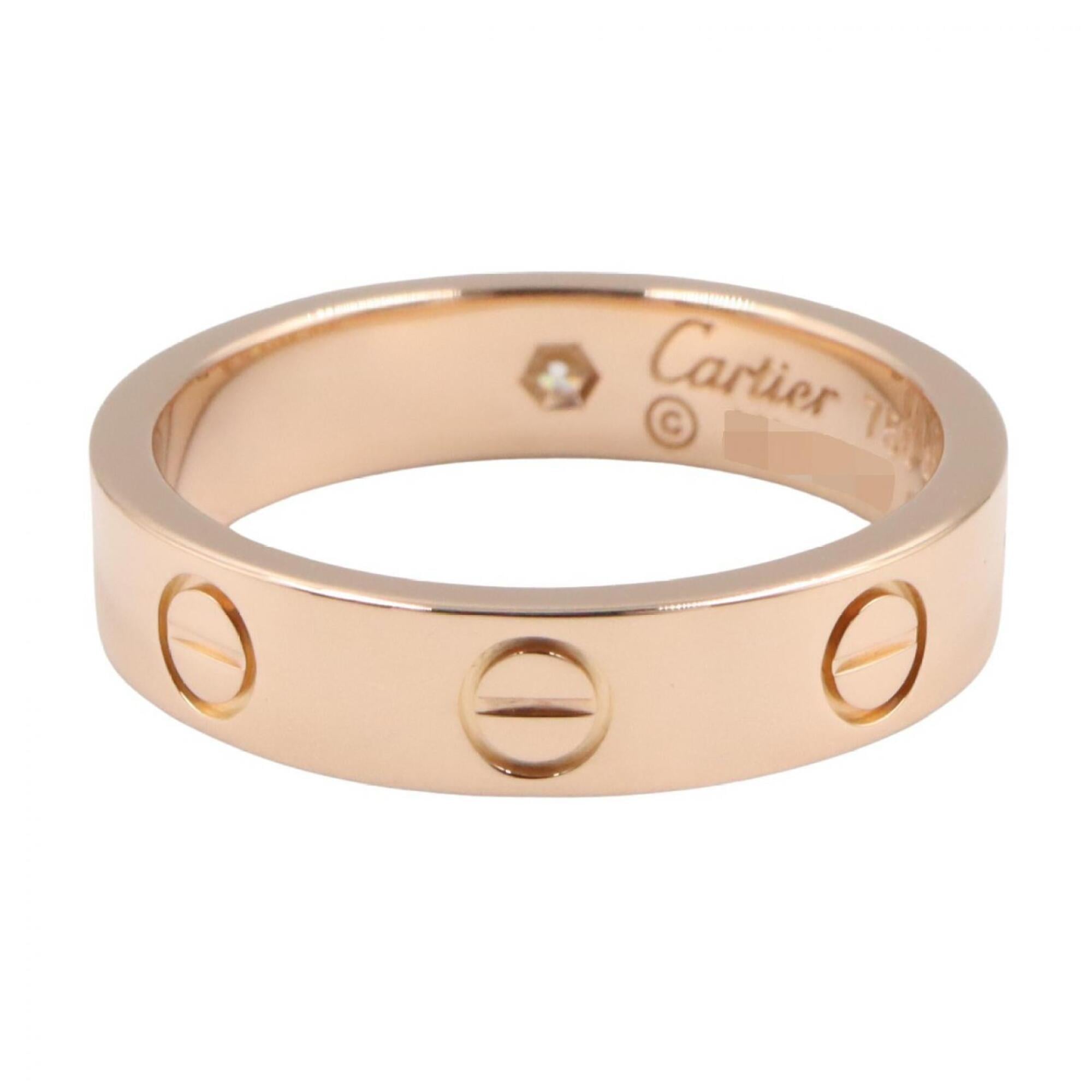 Cartier Gold Clear Pink Gold (18K) Band Ring (Pre-Owned)