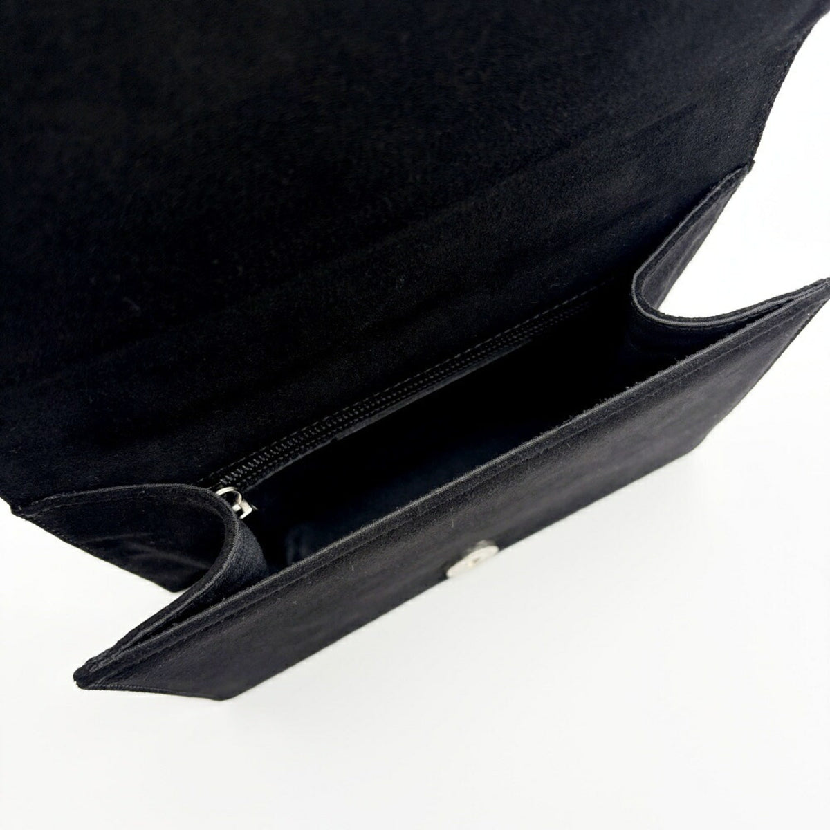 Salvatore Ferragamo Black Suede Handbag Shoulder Bag (Pre-Owned)