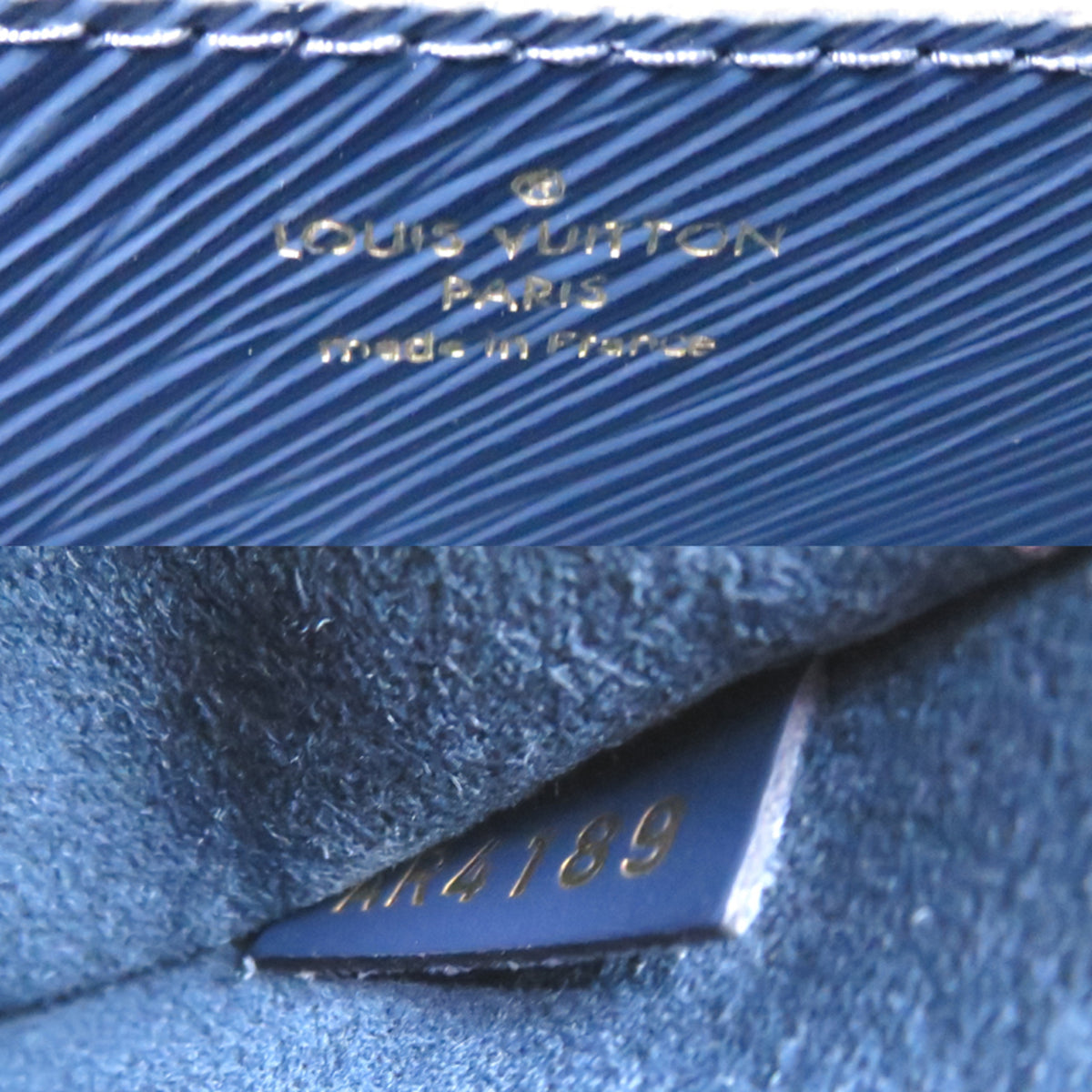 Louis Vuitton Navy Epi Leather Shoulder Bag (Pre-Owned)