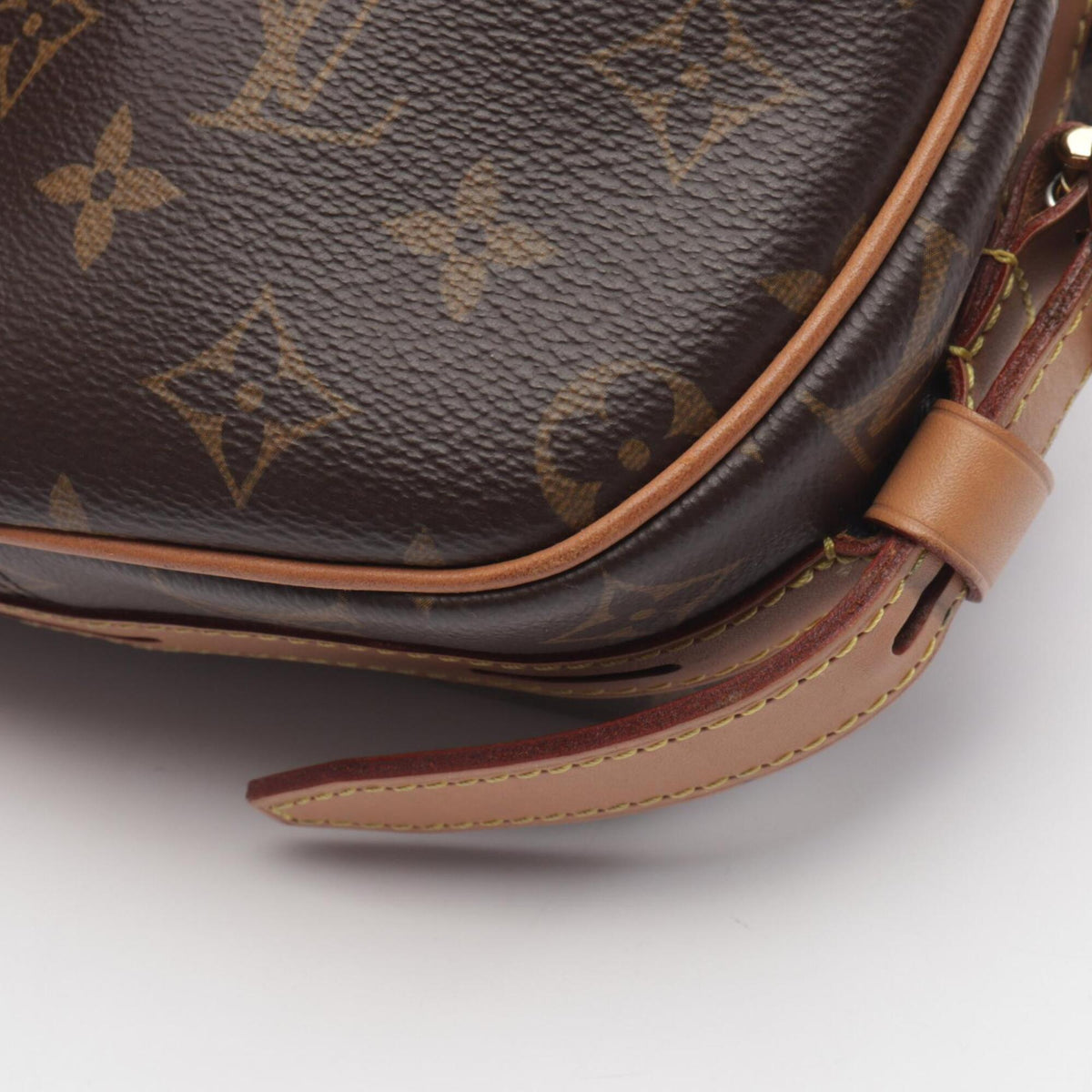 Louis Vuitton Brown Pvc Coated Canvas Leather Handbag Shoulder Bag (Pre-Owned)