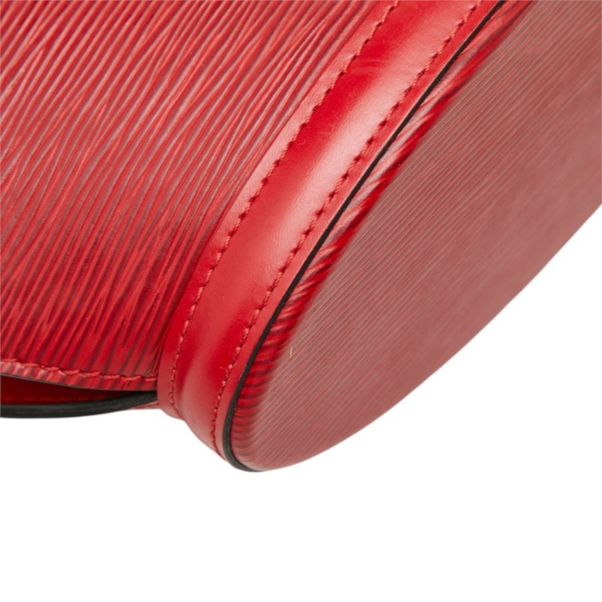Louis Vuitton Castilian Red Leather Handbag (Pre-Owned)