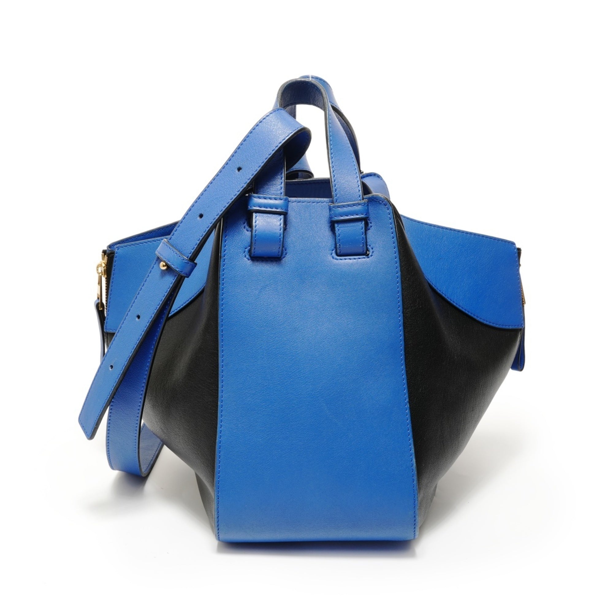 Loewe Hammock Blue Leather Handbag (Pre-Owned)