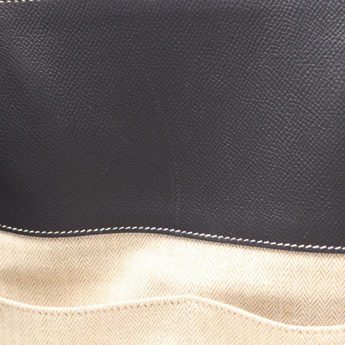 Hermes Navy Epsom Leather Handbag Tote Bag (Pre-Owned)