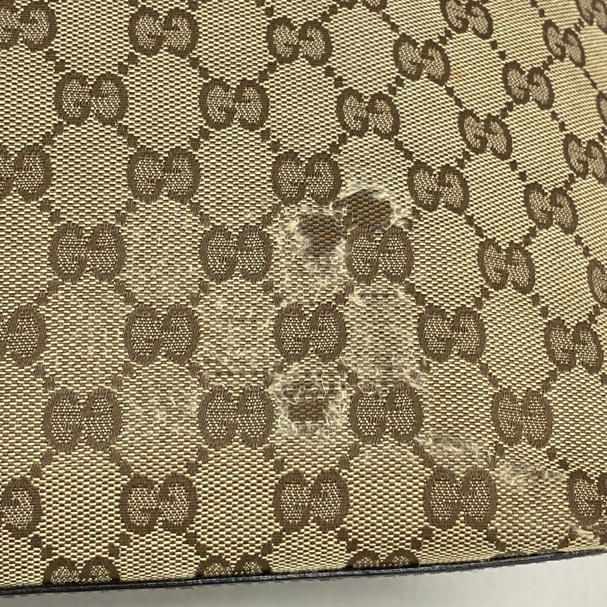 Gucci Brown Canvas Tote Bag (Pre-Owned)