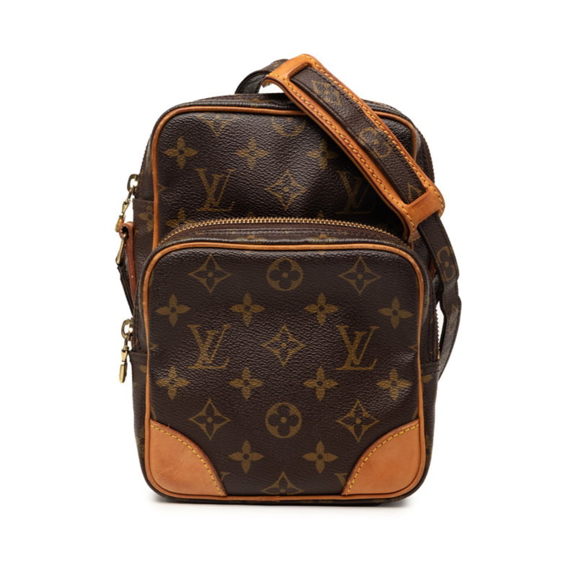 Louis Vuitton Brown Pvc Leather Shoulder Bag (Pre-Owned)