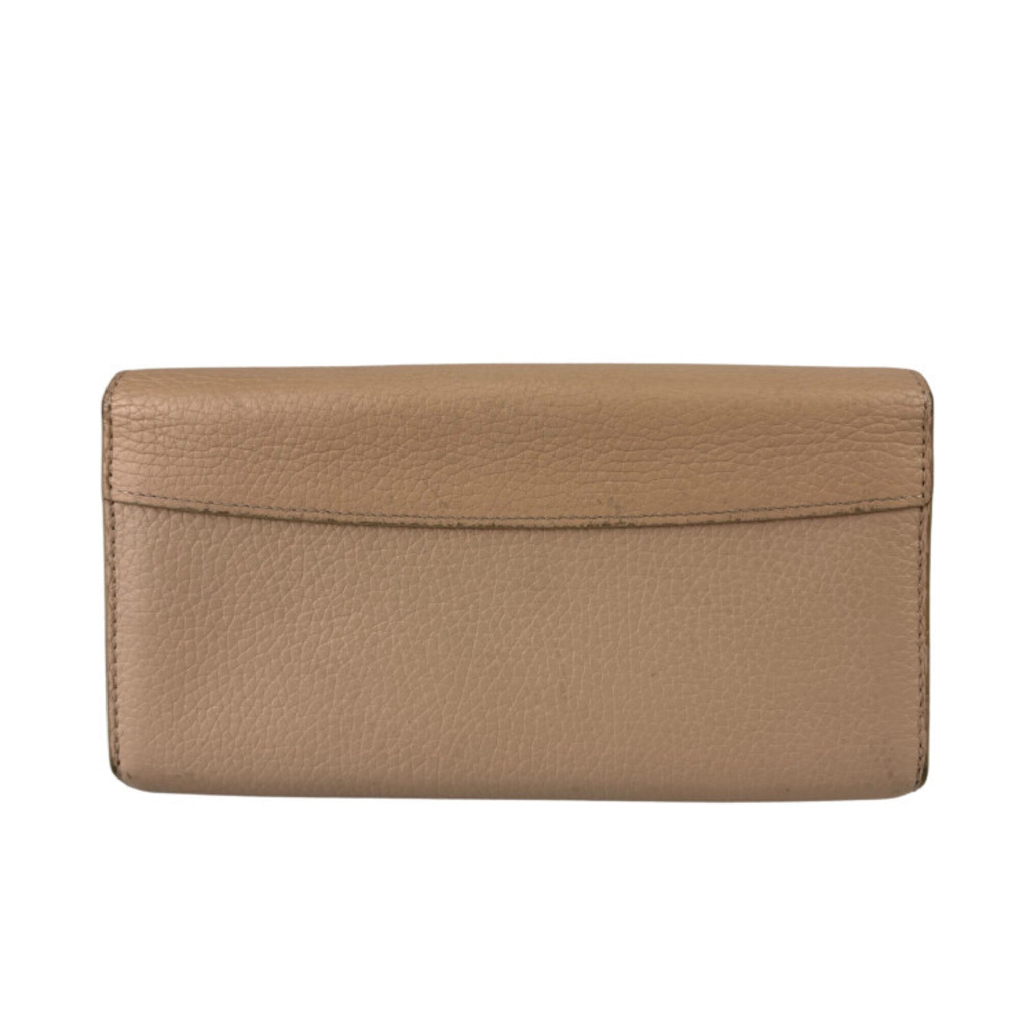 Louis Vuitton Beige Leather Wallet (Bi-Fold) (Pre-Owned)
