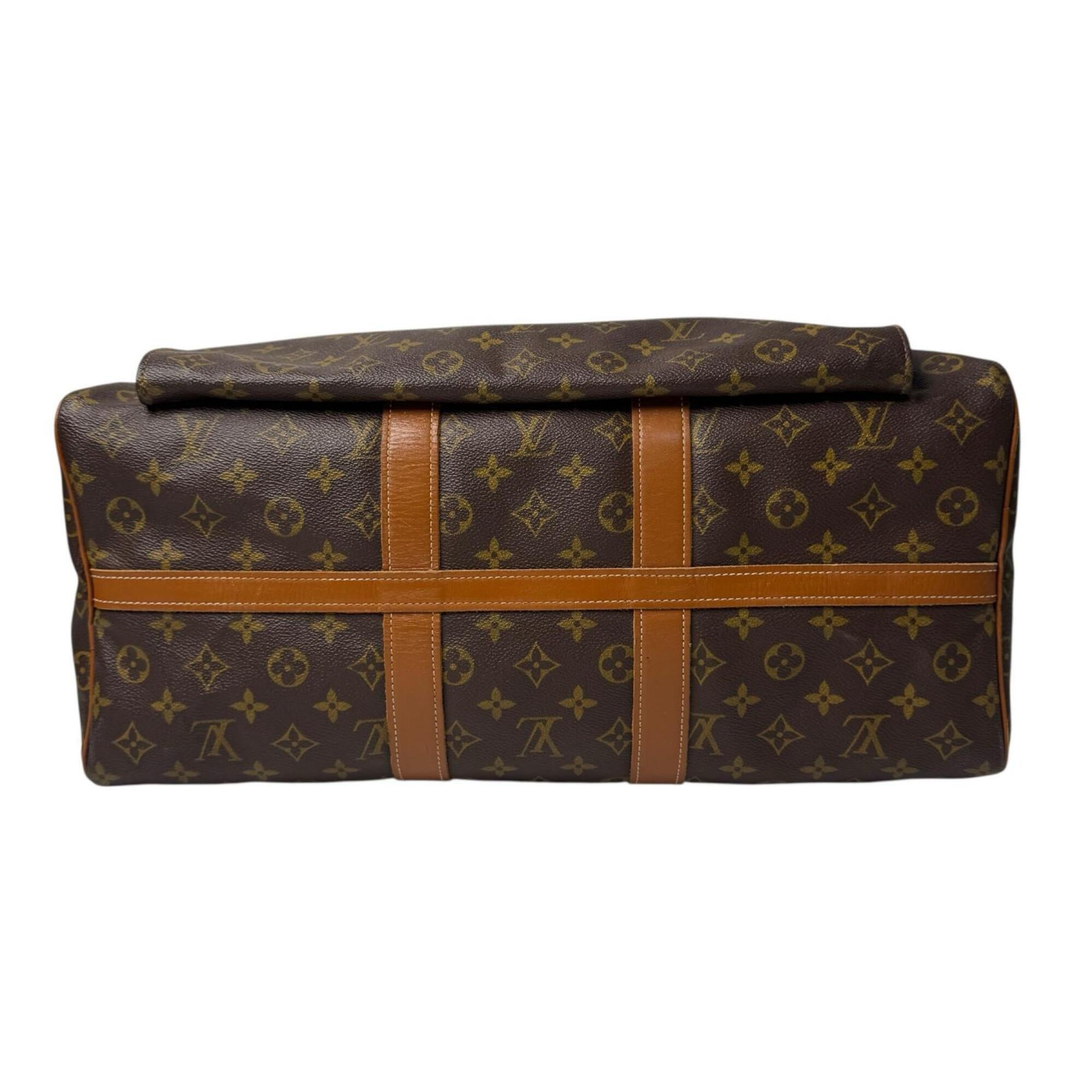 Louis Vuitton Brown Leather Pvc Boston Bag (Pre-Owned)