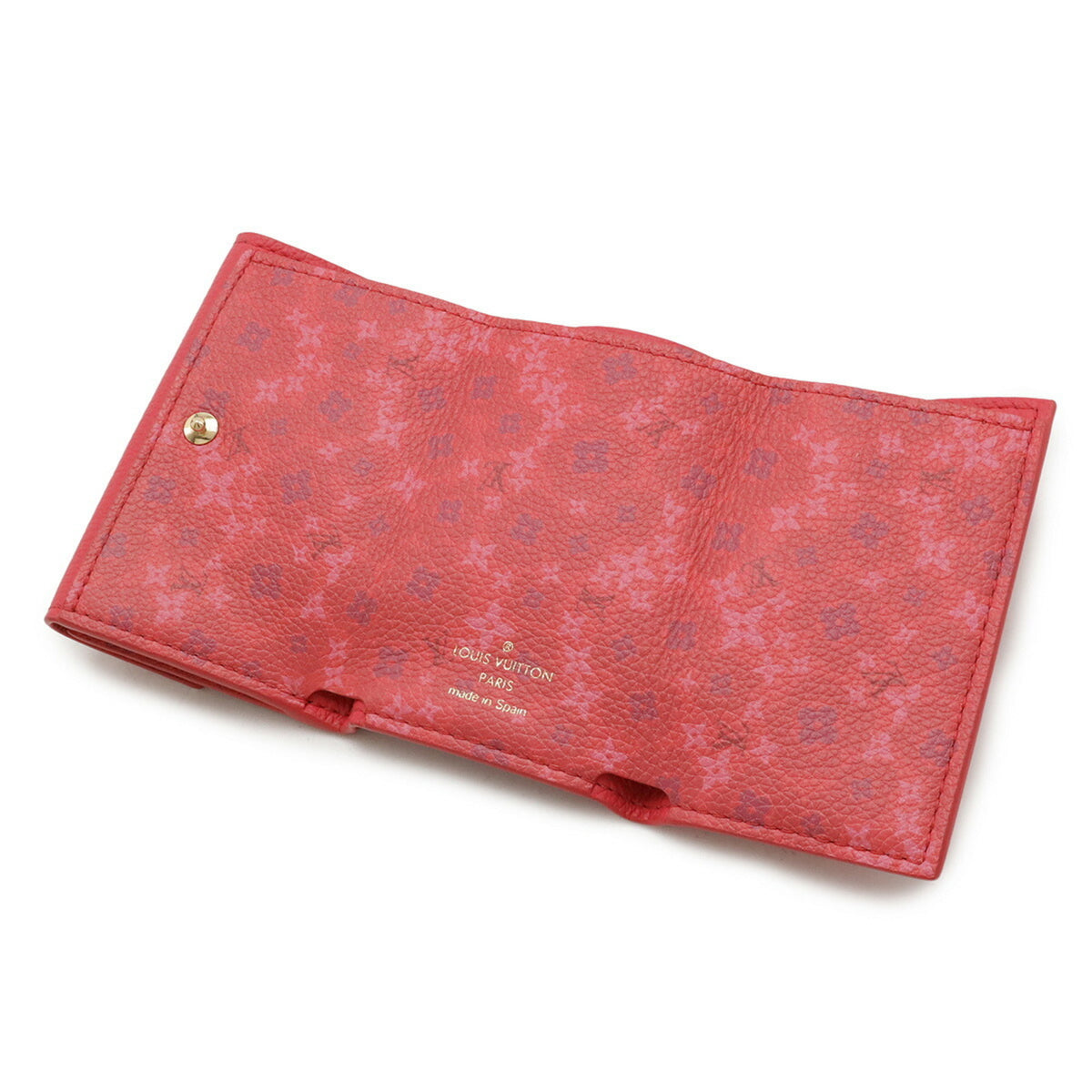 Louis Vuitton Fuchsia Fuchsia Pink Leather Wallet (Tri-Fold) (Pre-Owned)