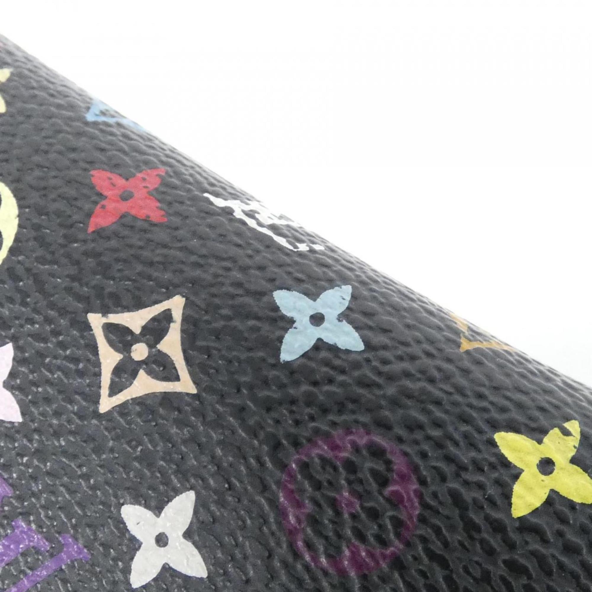 Louis Vuitton Black Grenade Multi-Color Coated Canvas Long Wallet (Bi-Fold) (Pre-Owned)