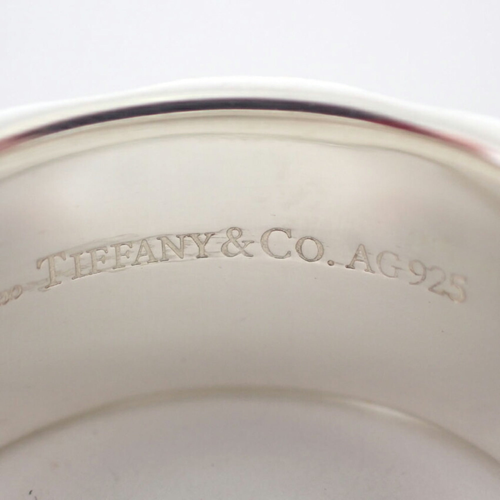 Tiffany Sterling Silver 925 Band Ring (Pre-Owned)