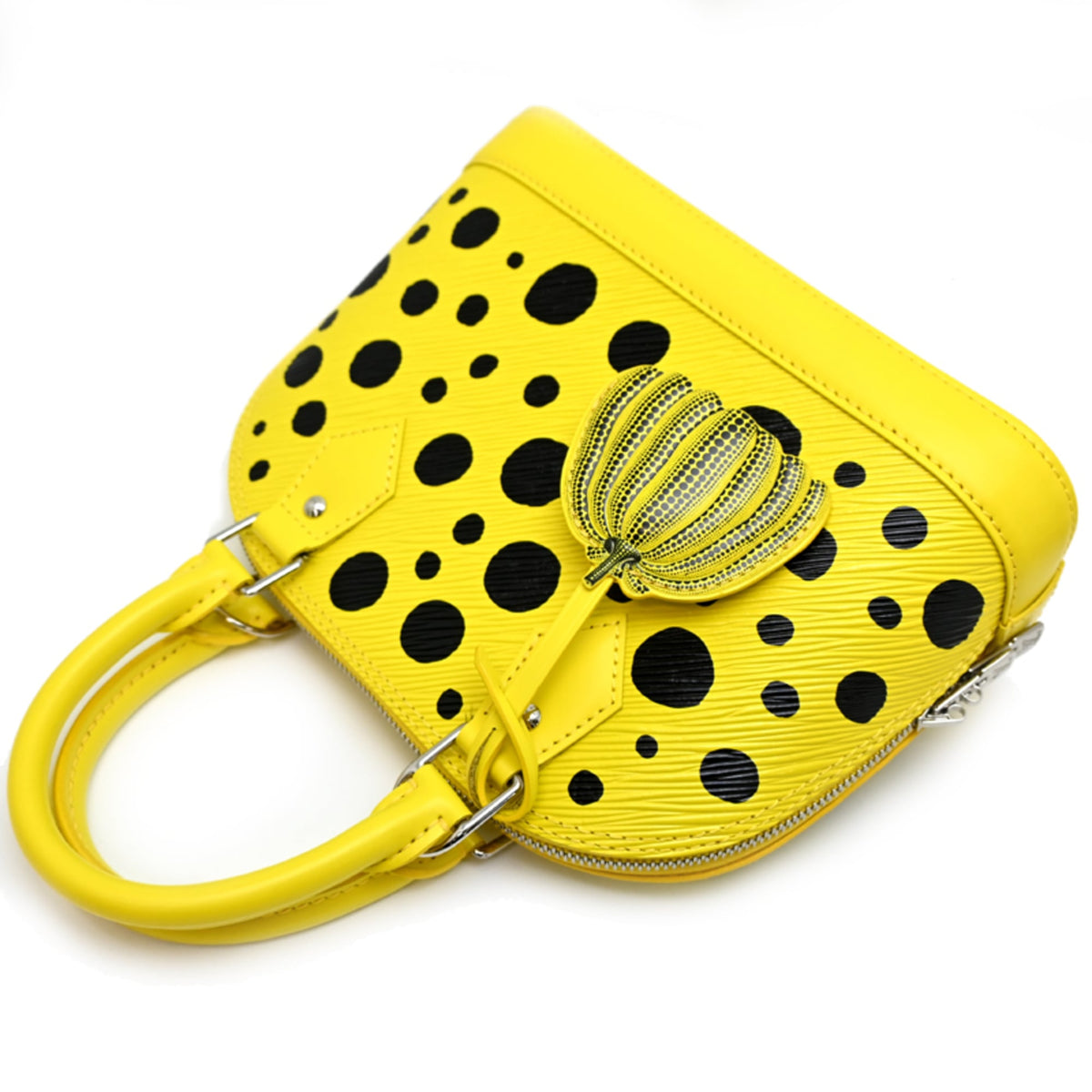 Louis Vuitton Black Yellow Epi Leather Handbag (Pre-Owned)