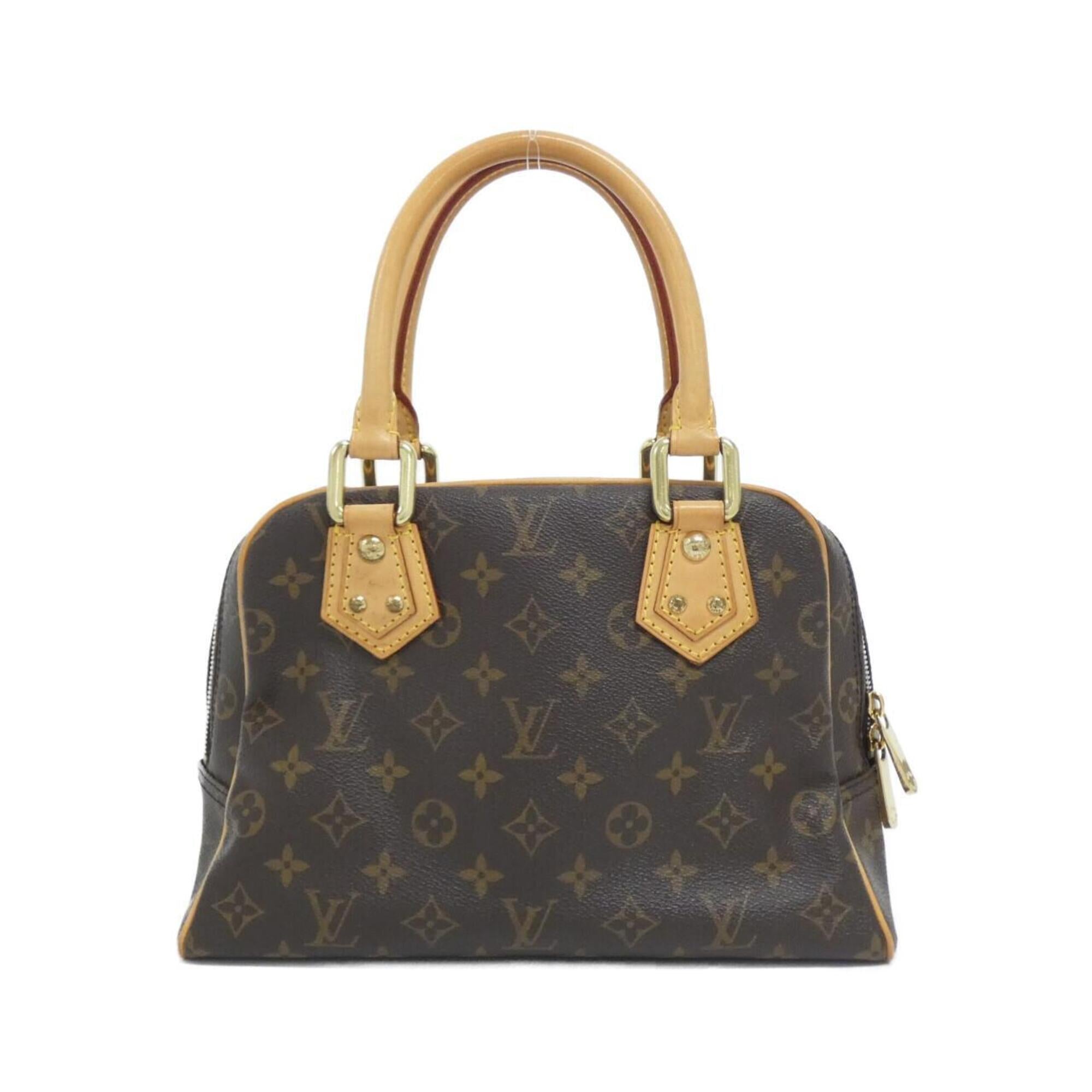 Louis Vuitton Monogram Marron Coated Canvas Handbag (Pre-Owned)
