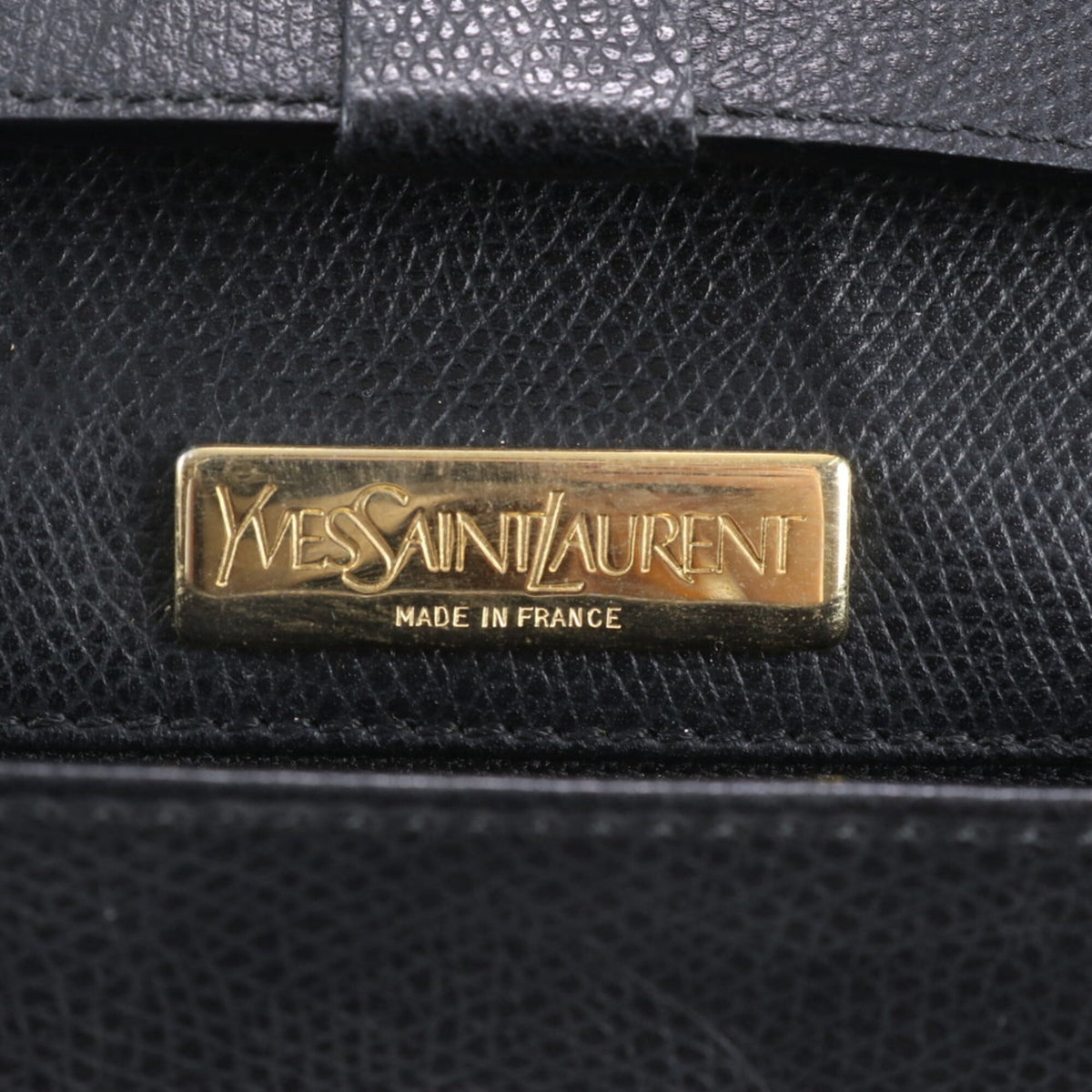 Yves Saint Laurent Black Leather Shoulder Bag (Pre-Owned)