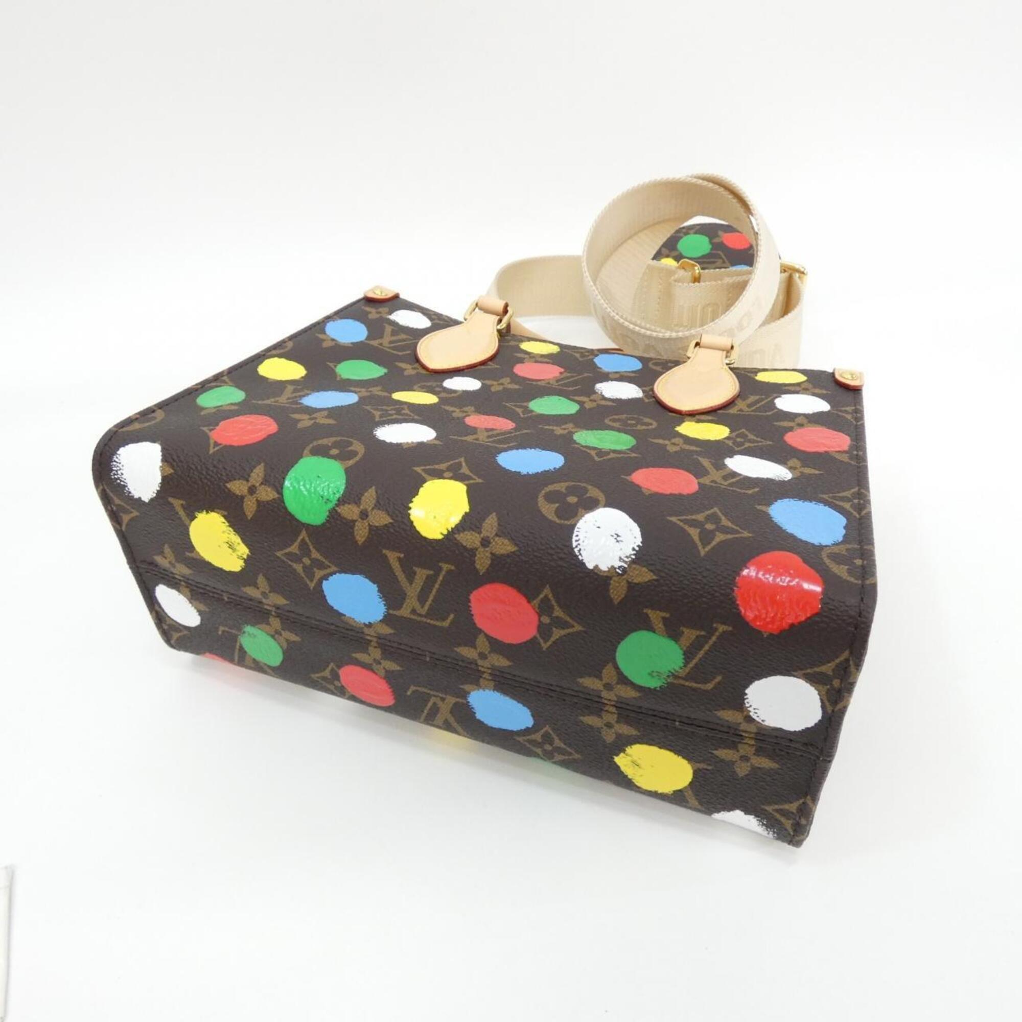 Louis Vuitton Marron Coated Canvas Handbag Pouch (Pre-Owned)