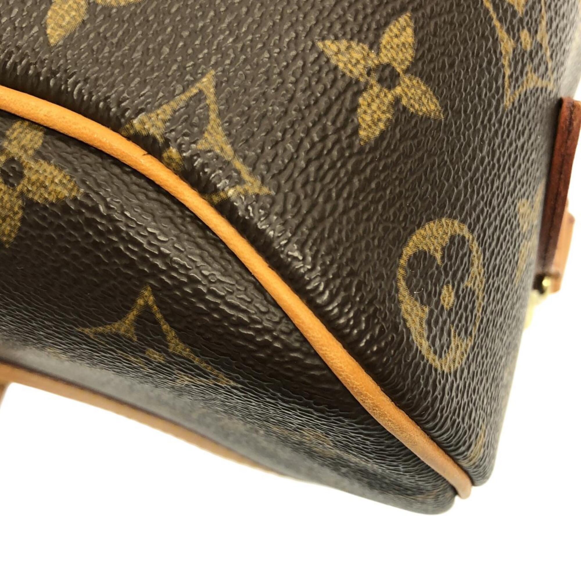 Louis Vuitton Marron Coated Canvas Shoulder Bag (Pre-Owned)