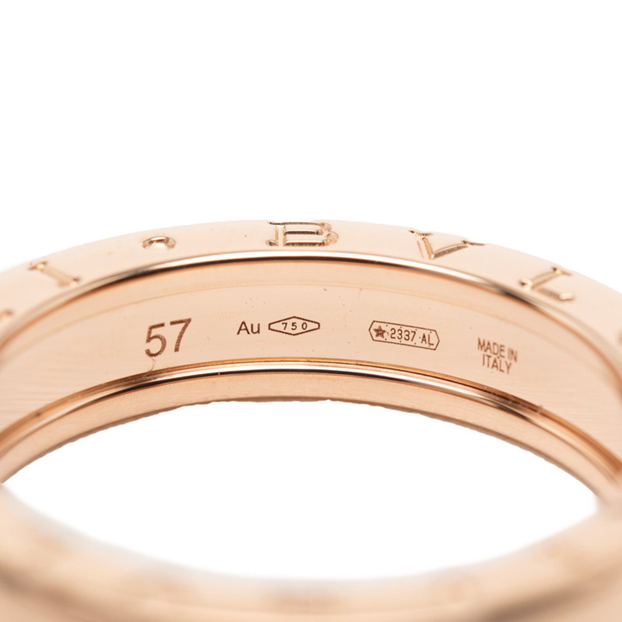 Bvlgari Pink Gold (18K) Band Ring (Pre-Owned)