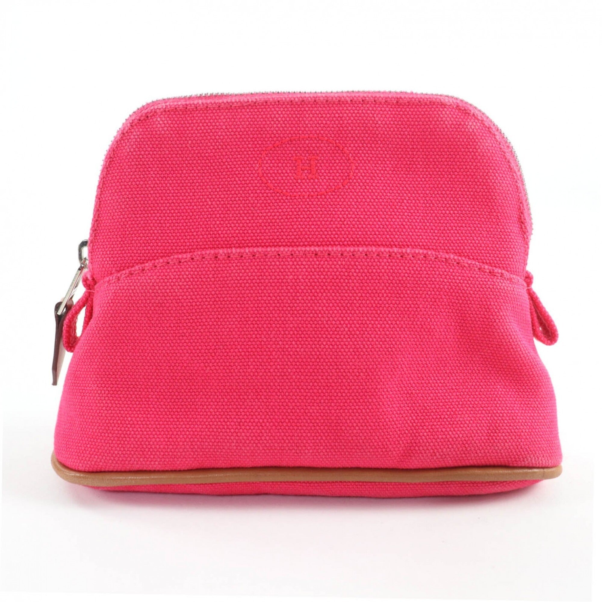 Hermes Pink Cotton Elastane Polyamide Pouch (Pre-Owned)