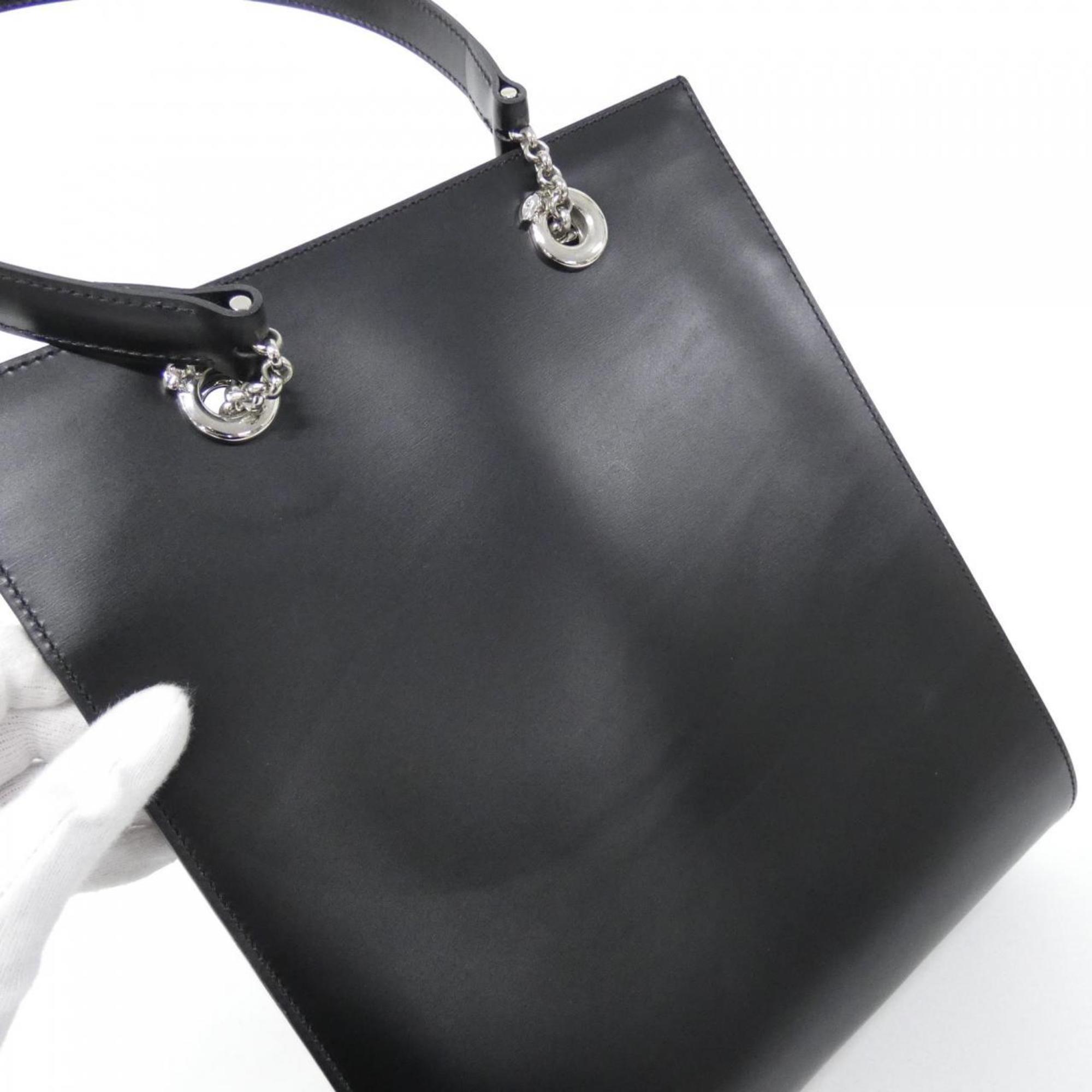 Cartier Black Leather Handbag (Pre-Owned)