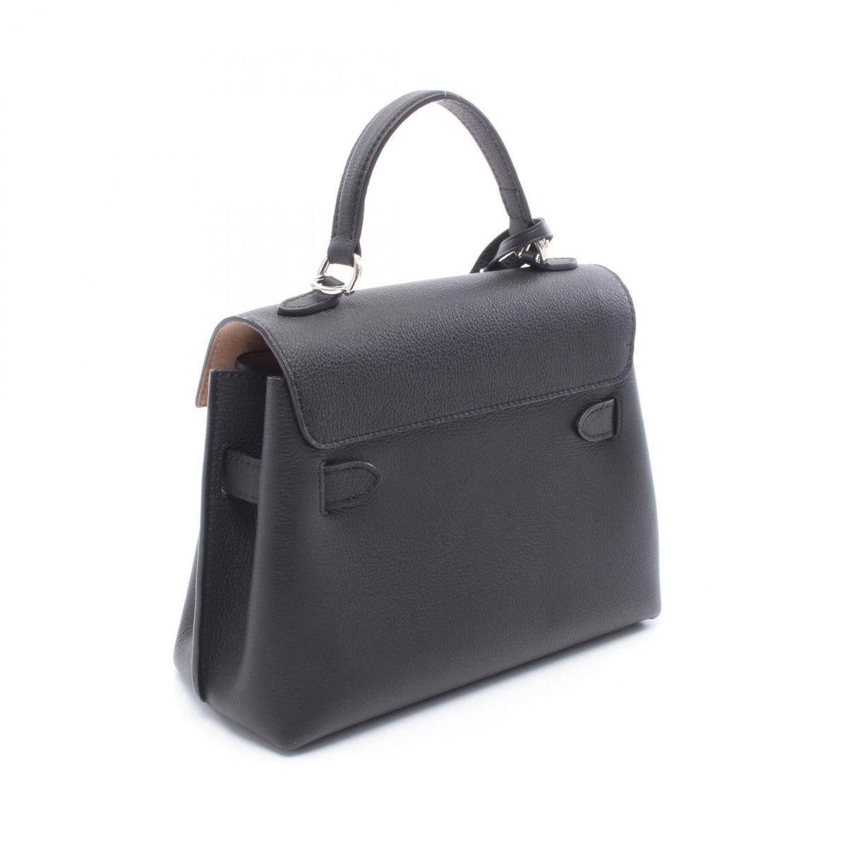 Louis Vuitton Black Noir Leather Handbag (Pre-Owned)