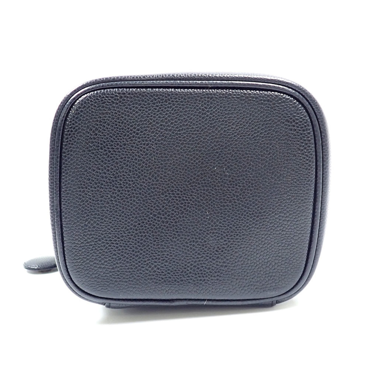 Chanel Black Grained Calfskin Pouch Vanity Bag (Pre-Owned)