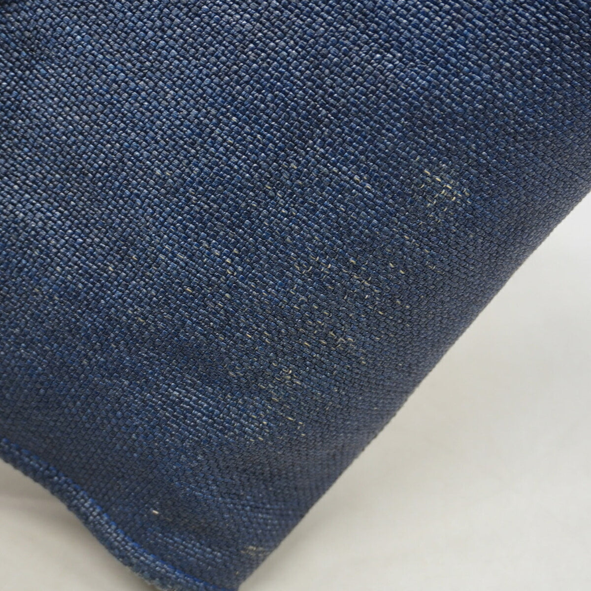 Chanel Navy Straw Tote Bag (Pre-Owned)