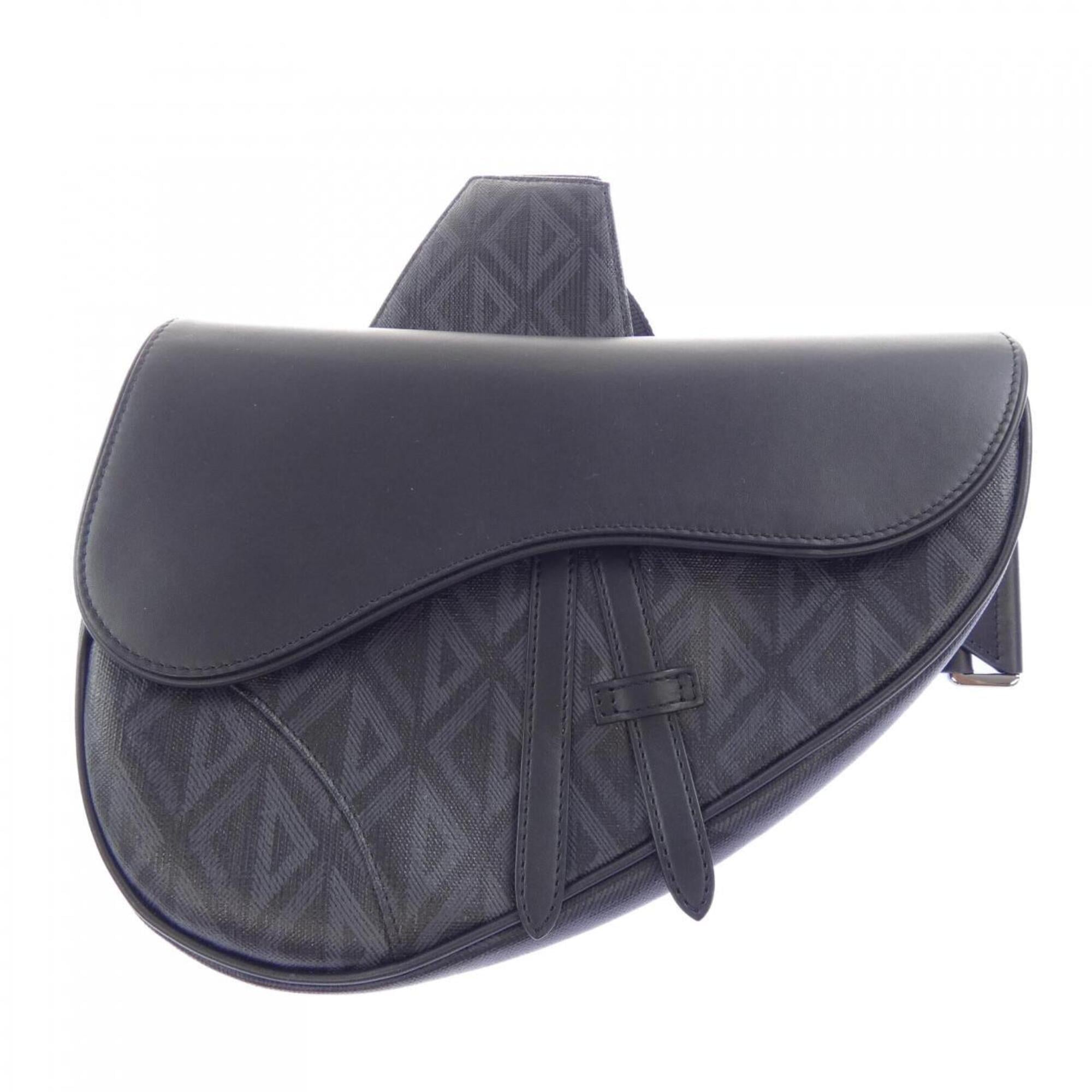 Christian Dior Black Gray Handbag (Pre-Owned)