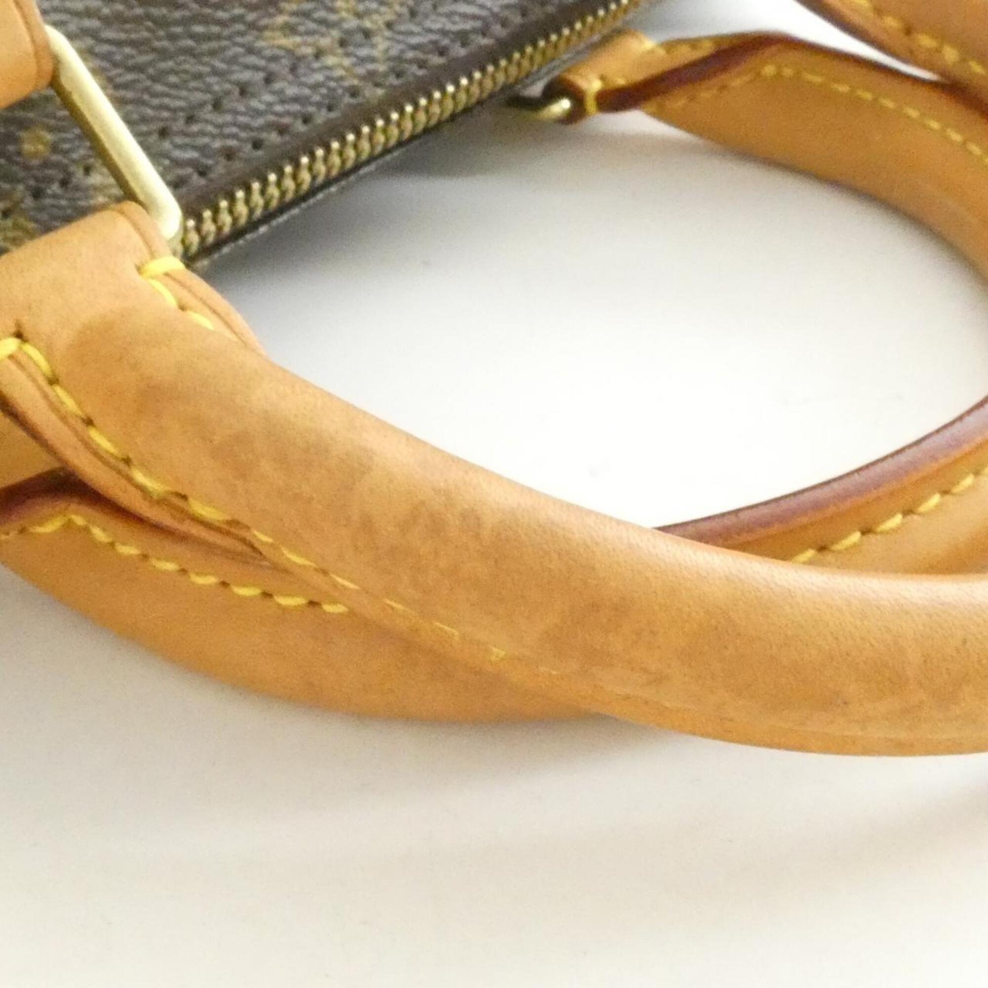 Louis Vuitton Marron Coated Canvas Boston Bag (Pre-Owned)