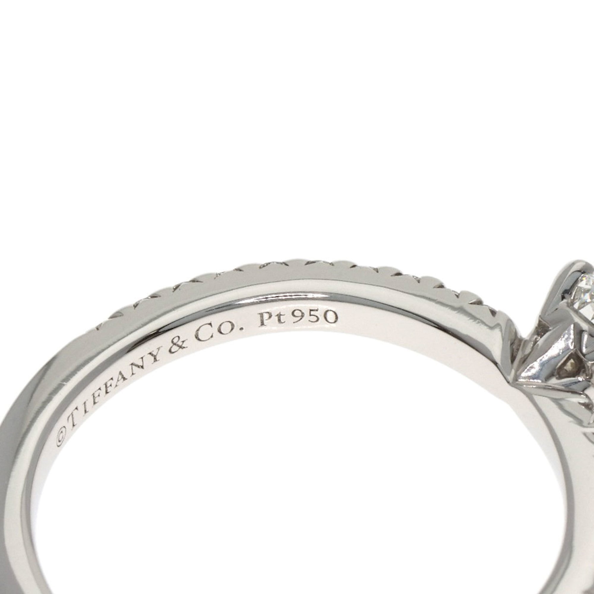 Tiffany Platinum 950 Band Ring (Pre-Owned)