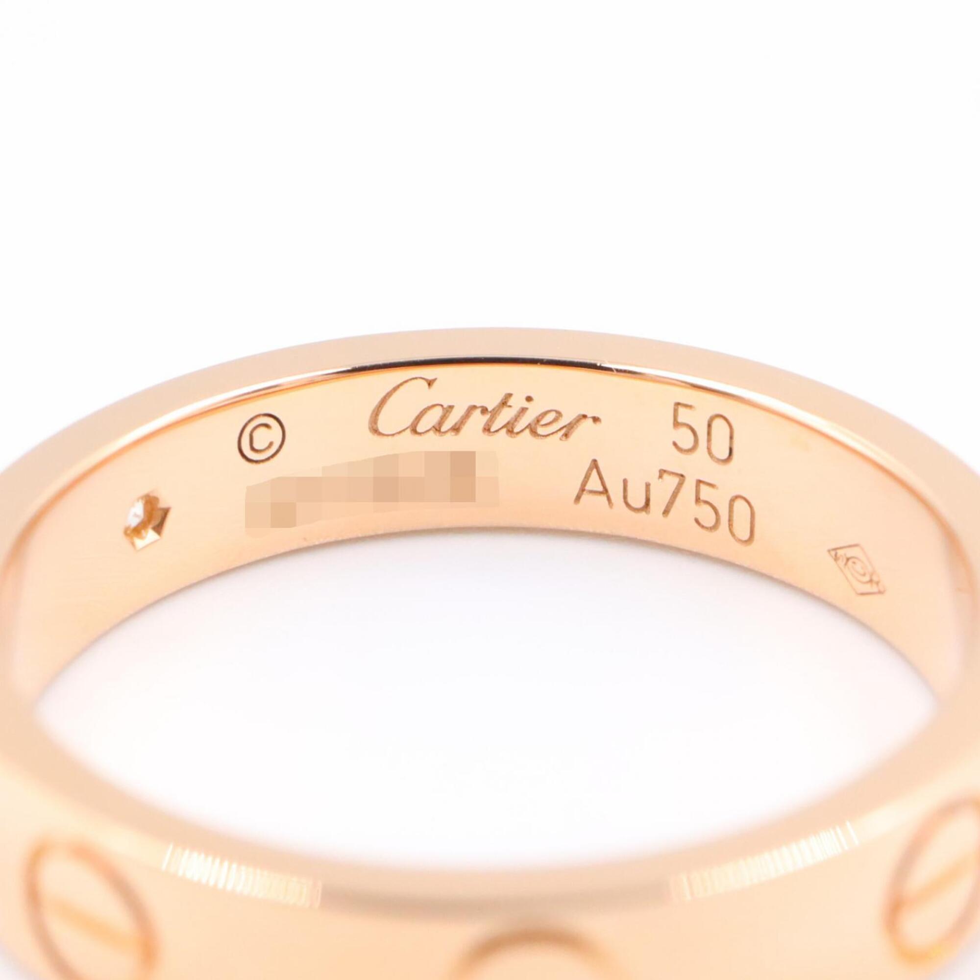 Cartier Gold Clear Pink Gold (18K) Band Ring (Pre-Owned)