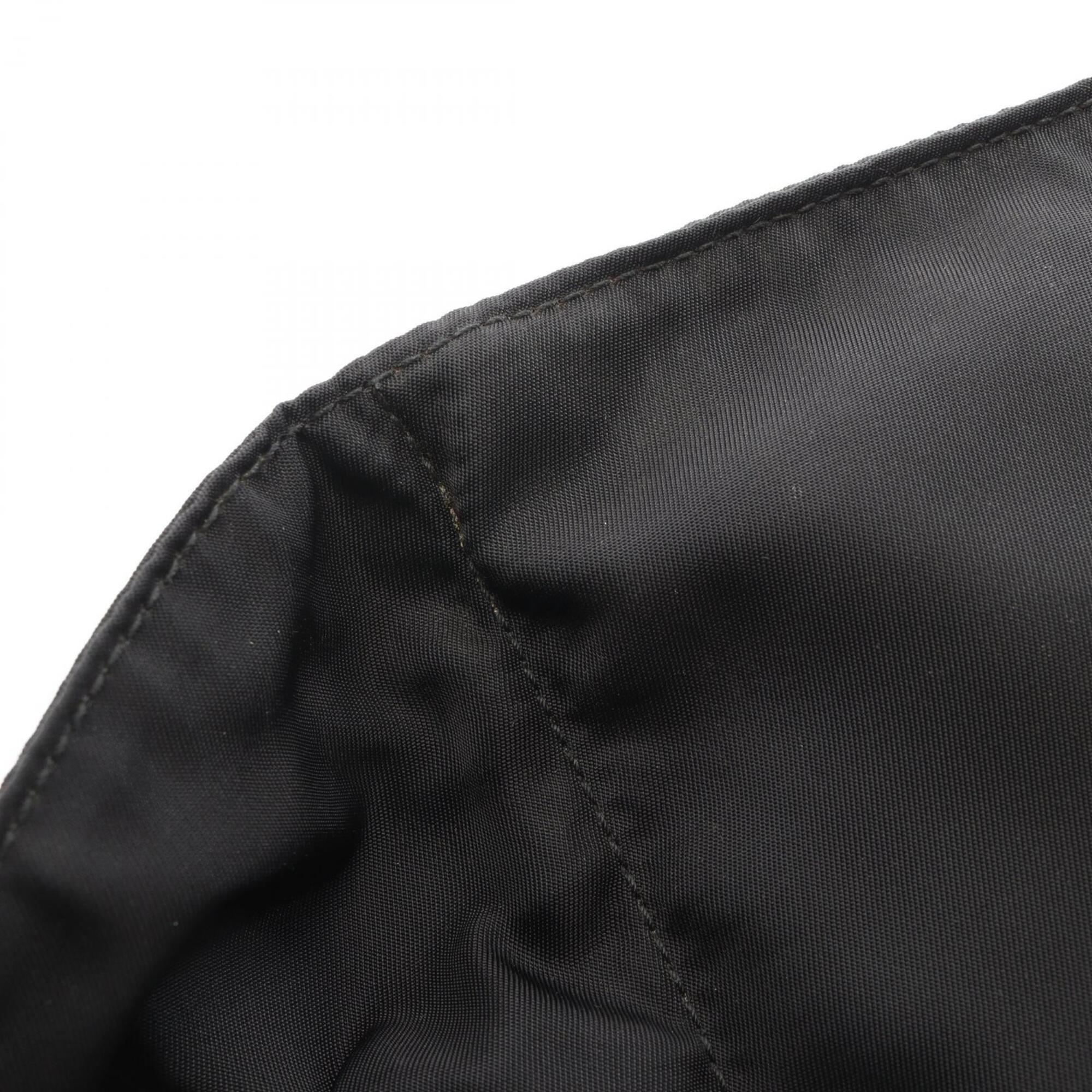 Prada Black Nylon Leather Fanny Pack Handbag (Pre-Owned)