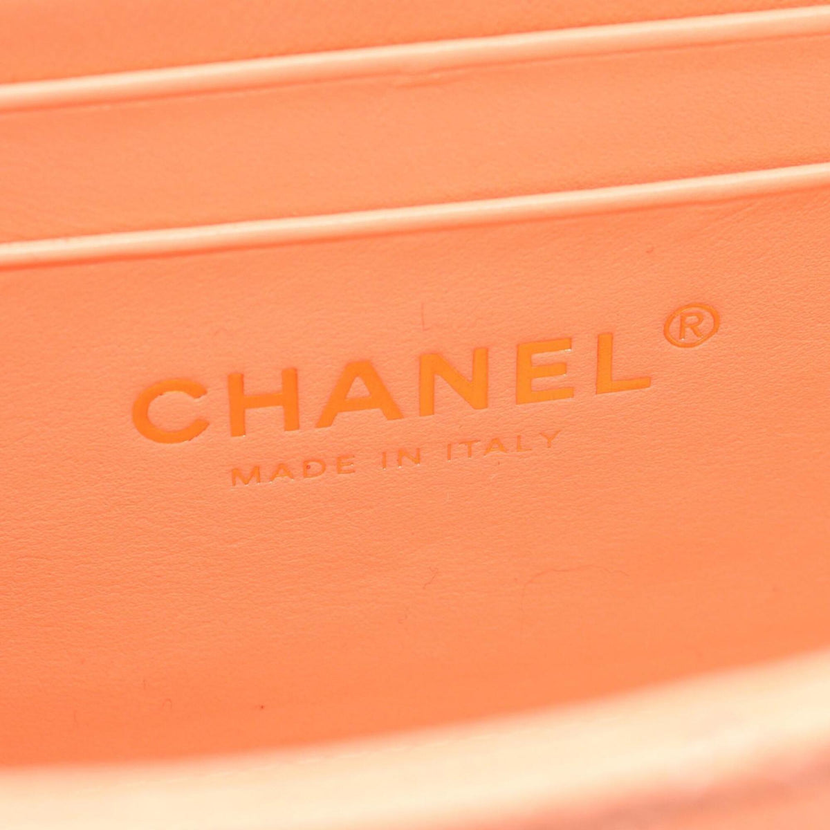 Chanel Pink Grained Calfskin Handbag Shoulder Bag Vanity Bag (Pre-Owned)