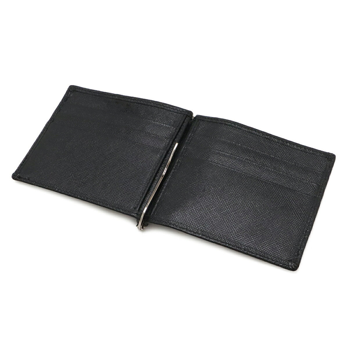 Prada Black Nero Saffiano Wallet (Bi-Fold) (Pre-Owned)