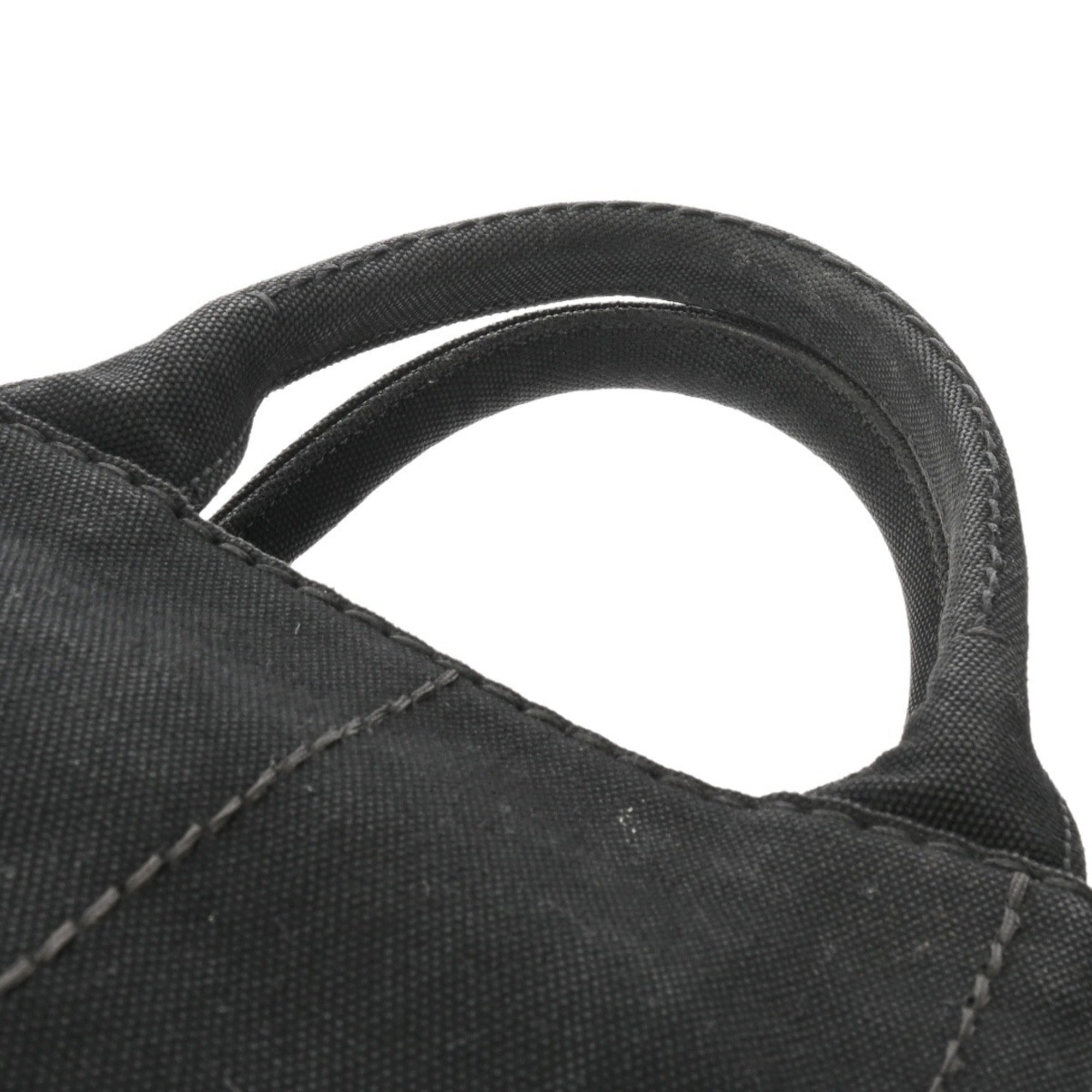 Prada Black Canvas Handbag (Pre-Owned)