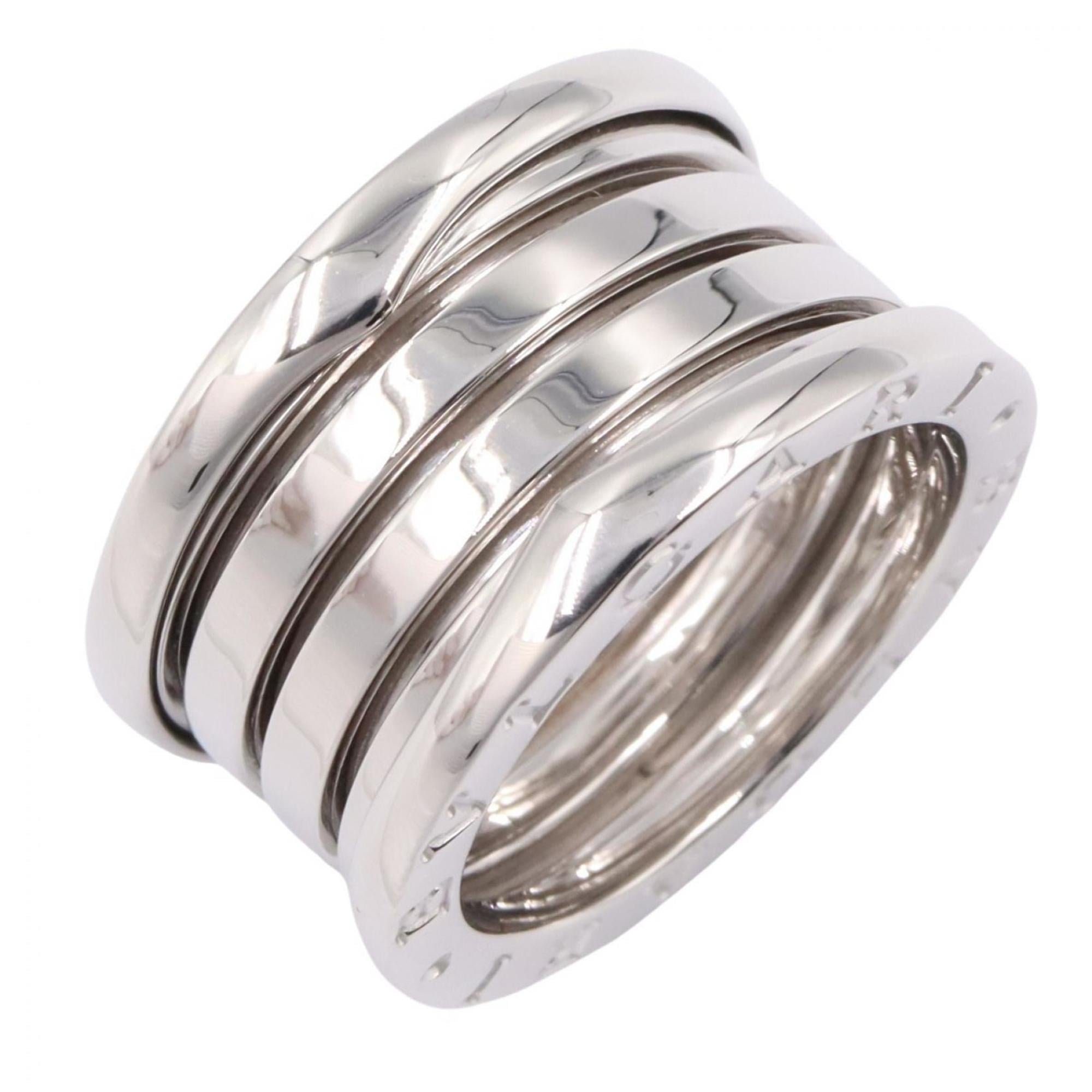 Bvlgari Silver White Gold (18K) Band Ring (Pre-Owned)