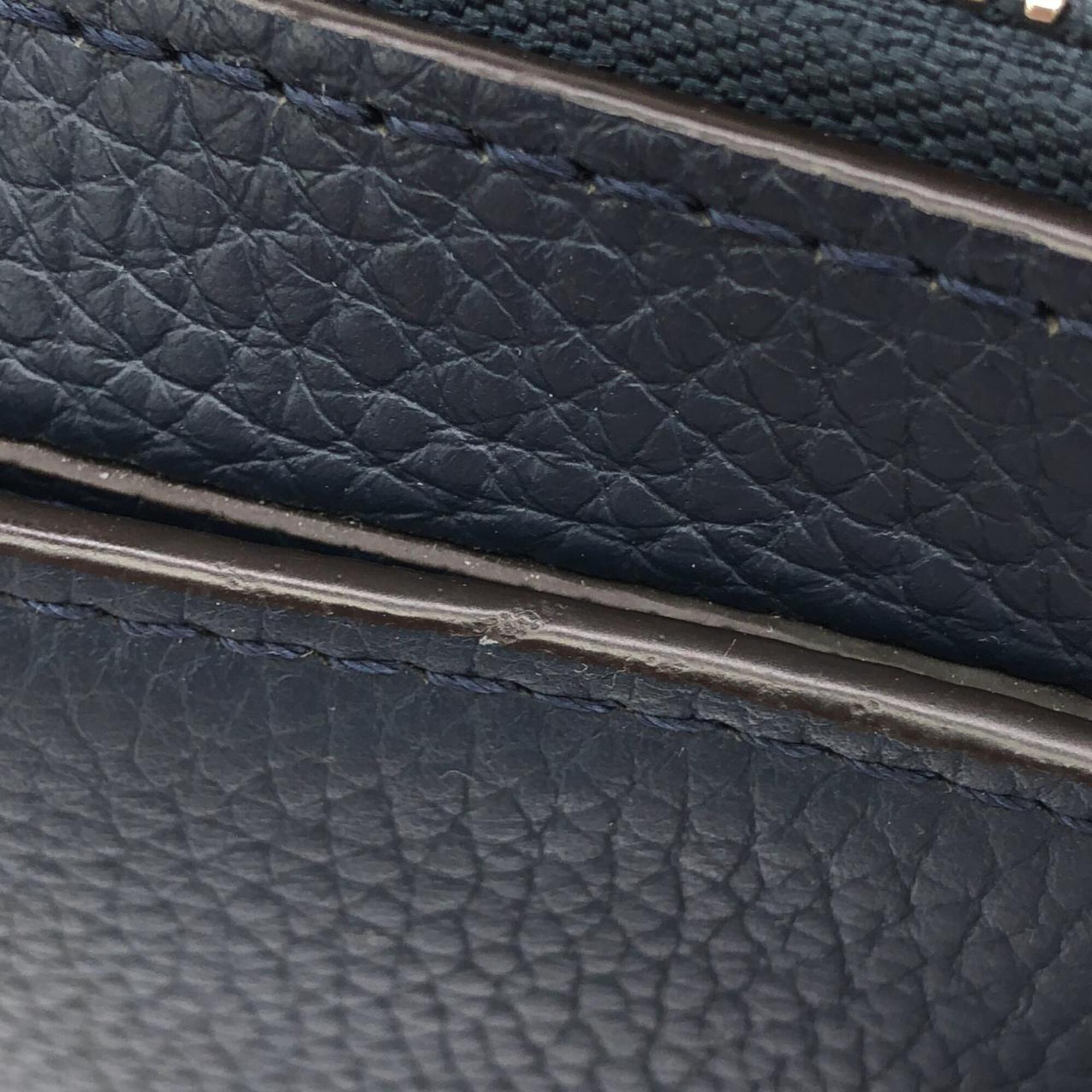 Louis Vuitton Taurillon Navy Leather Briefcase (Pre-Owned)