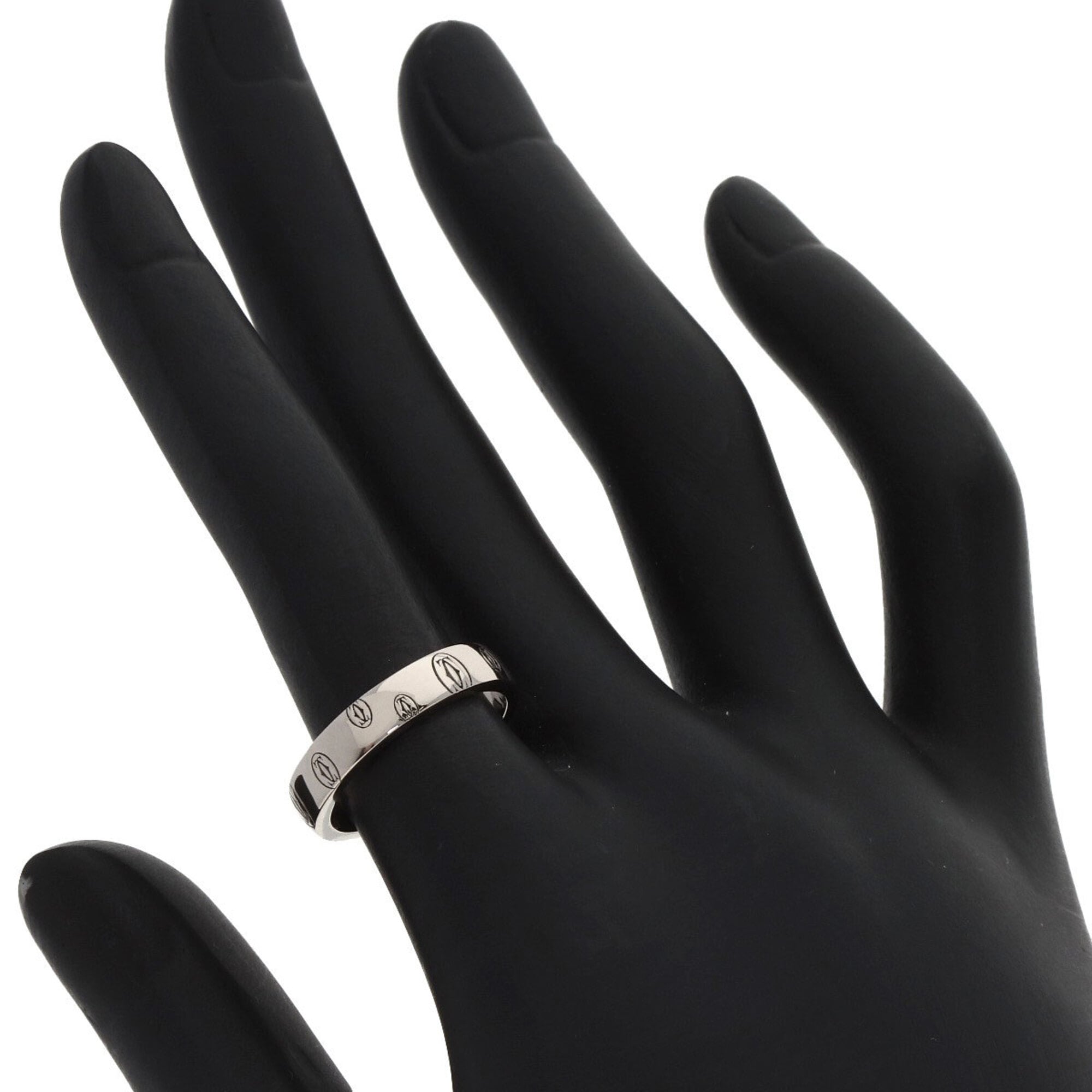Cartier Happy Birthday White Gold (18K) Band Ring (Pre-Owned)