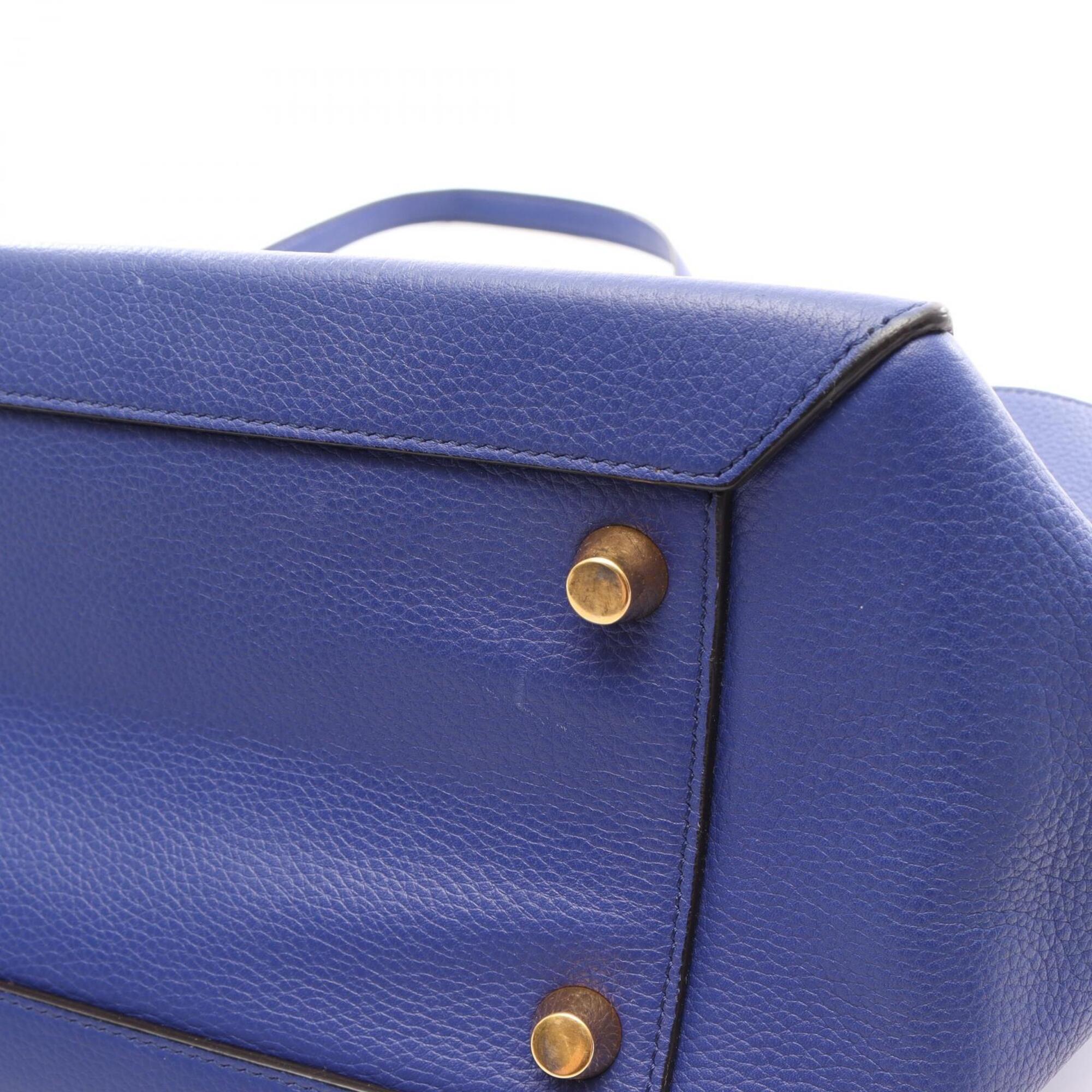 Celine Blue Leather Handbag (Pre-Owned)
