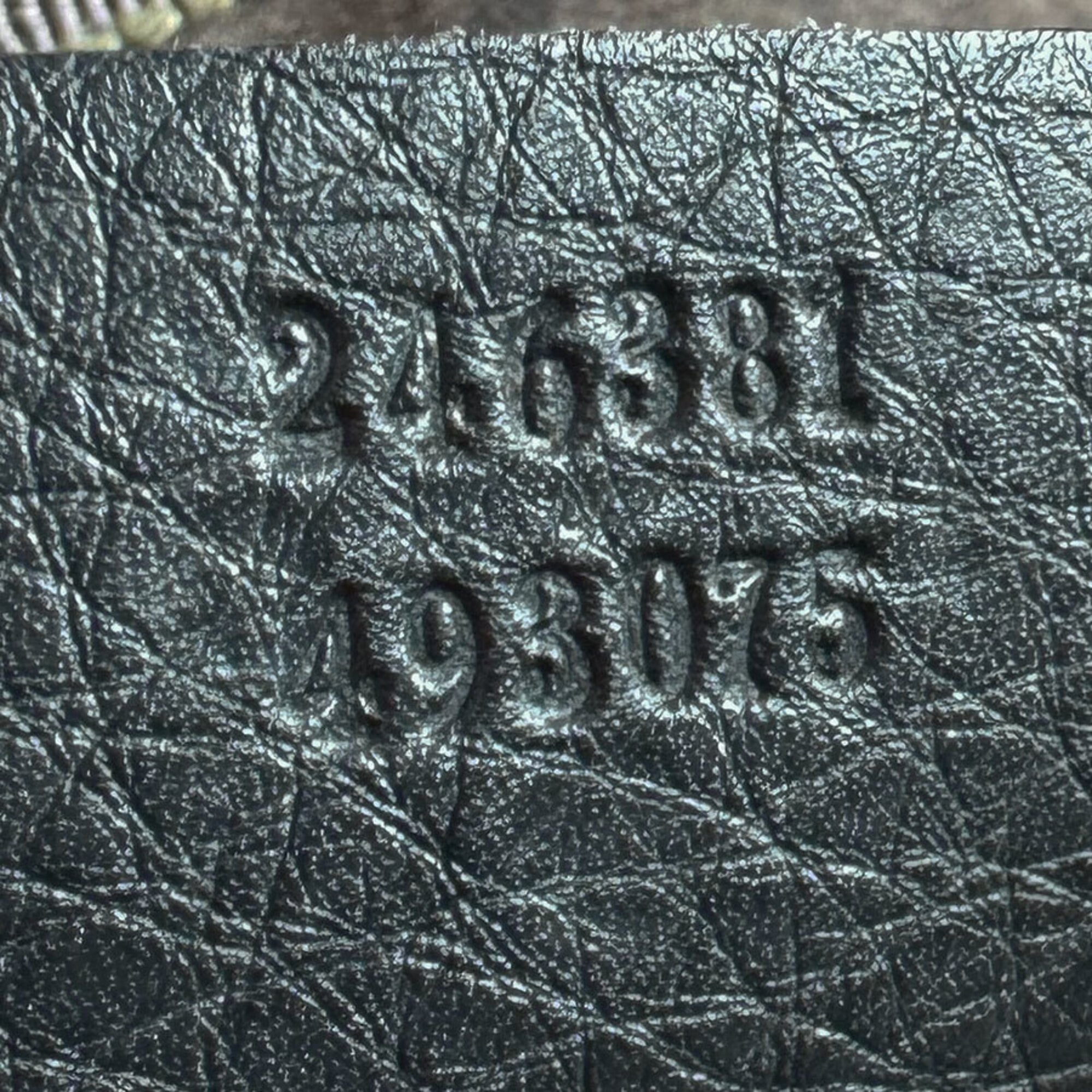 Gucci Dark Gray Leather Shoulder Bag (Pre-Owned)