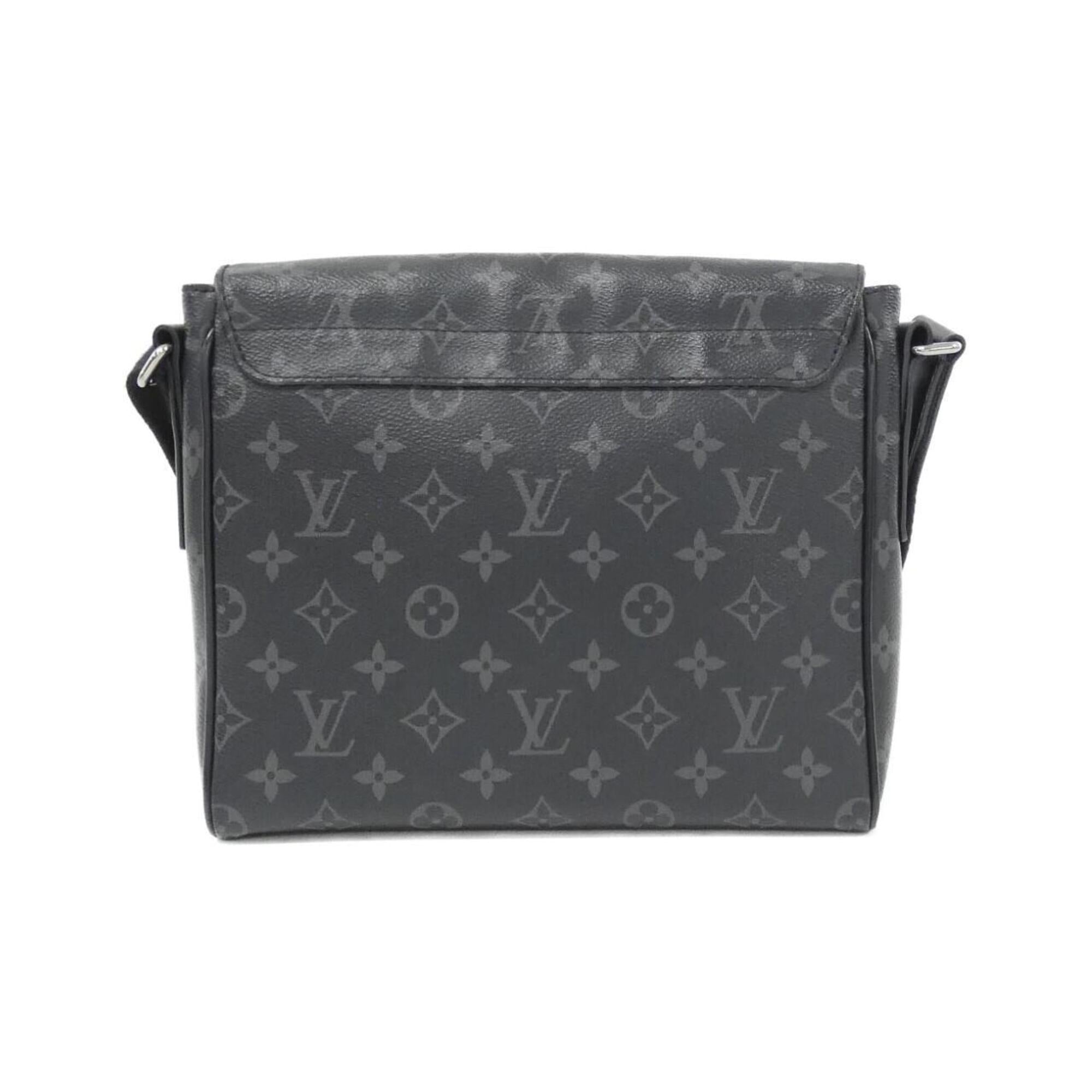 Louis Vuitton Black Coated Canvas Shoulder Bag (Pre-Owned)