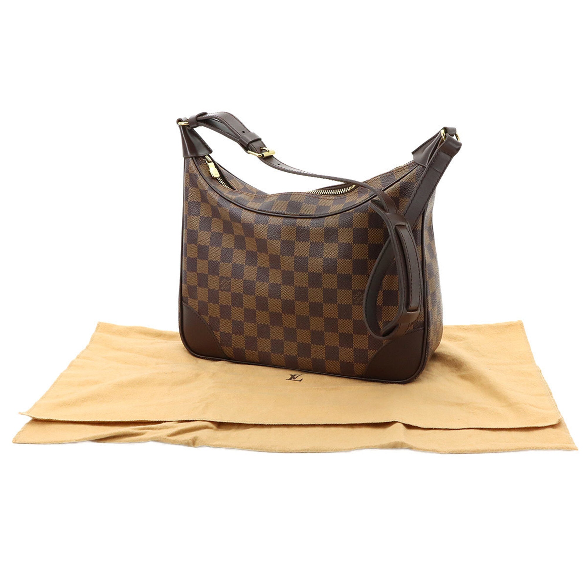 Louis Vuitton Damier Canvas Ebene Damier Canvas Handbag Shoulder Bag (Pre-Owned)