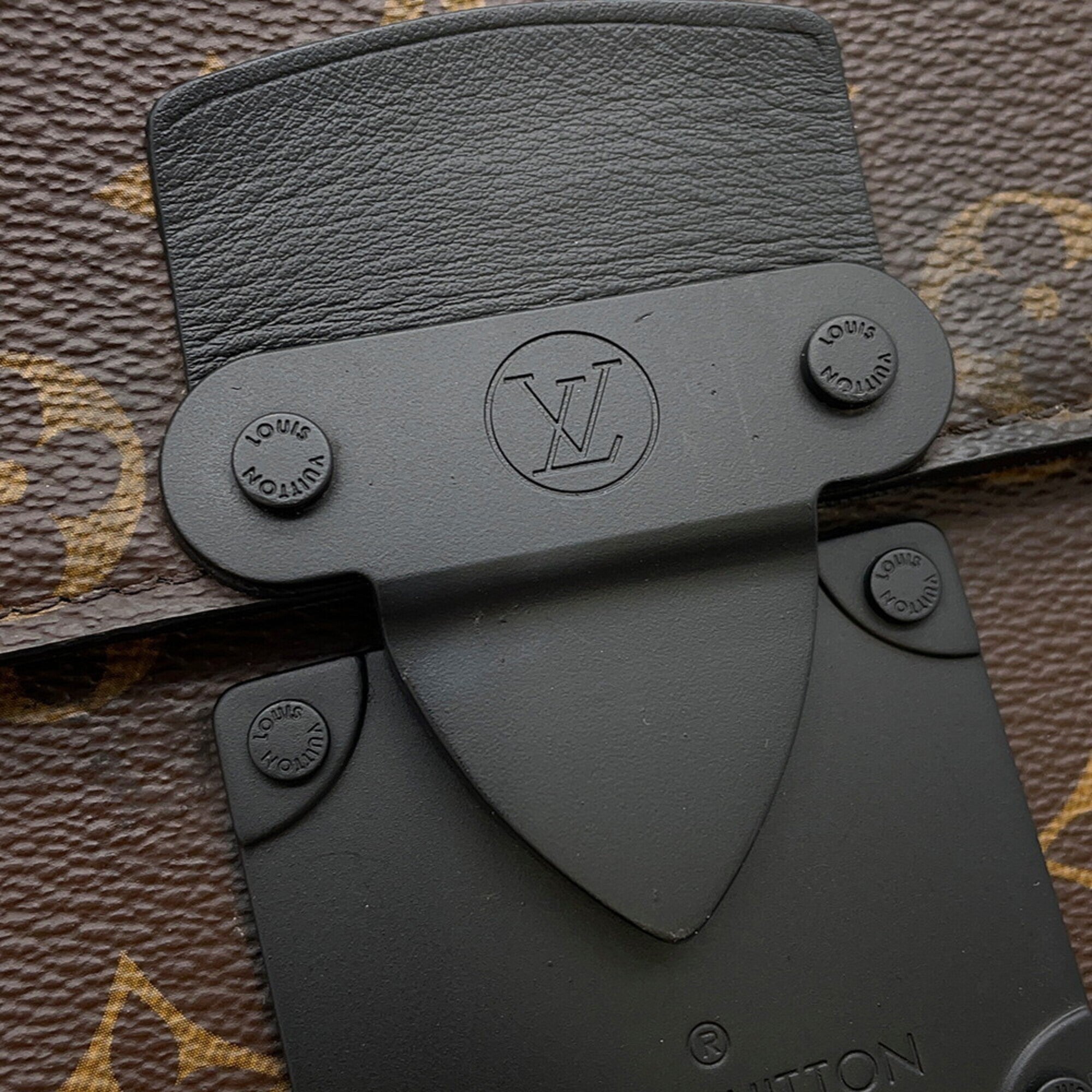 Louis Vuitton Monogram Macassar Noir Monogram Handbag Sling Bag (Pre-Owned)
