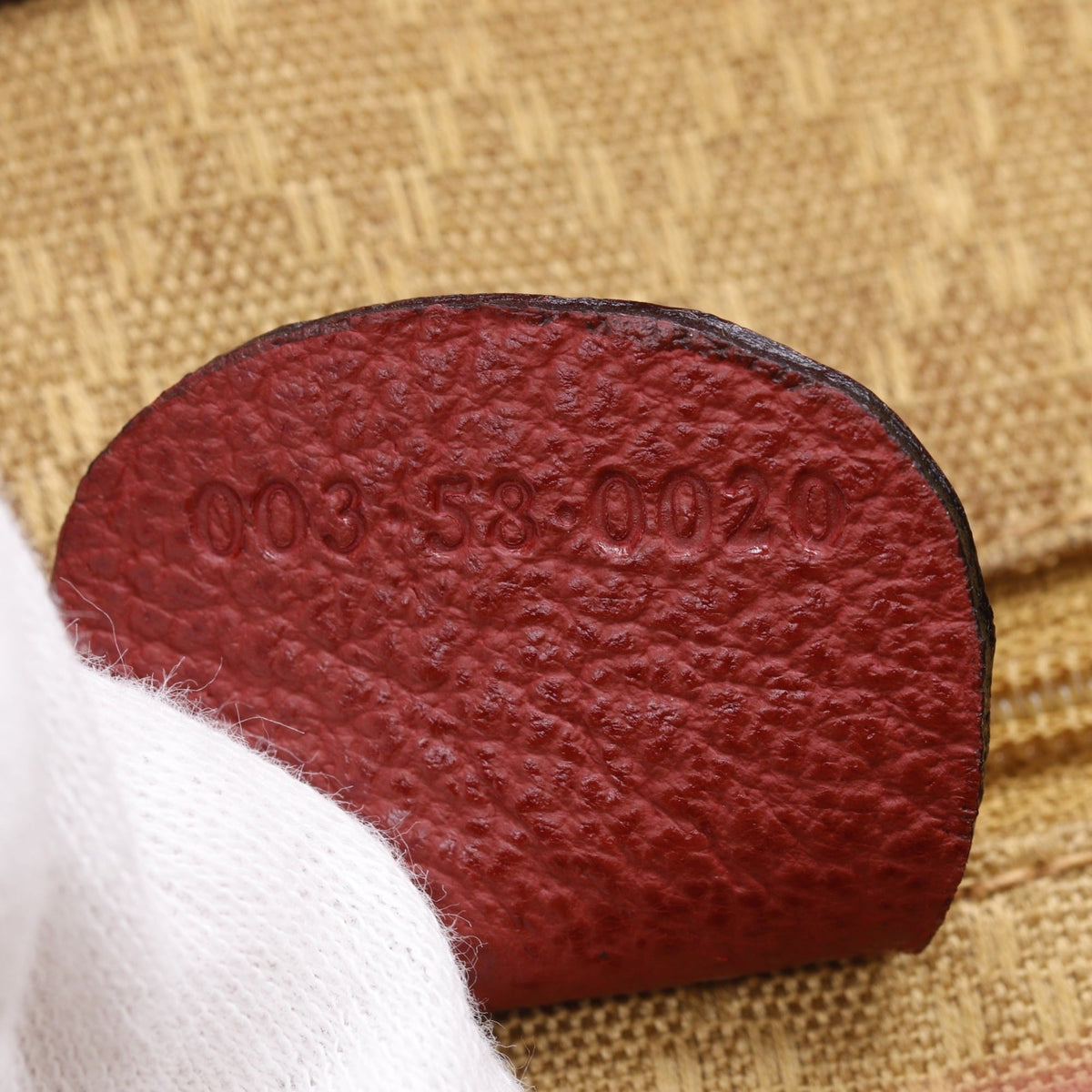 Gucci Red Color Suede Leather Backpack (Pre-Owned)