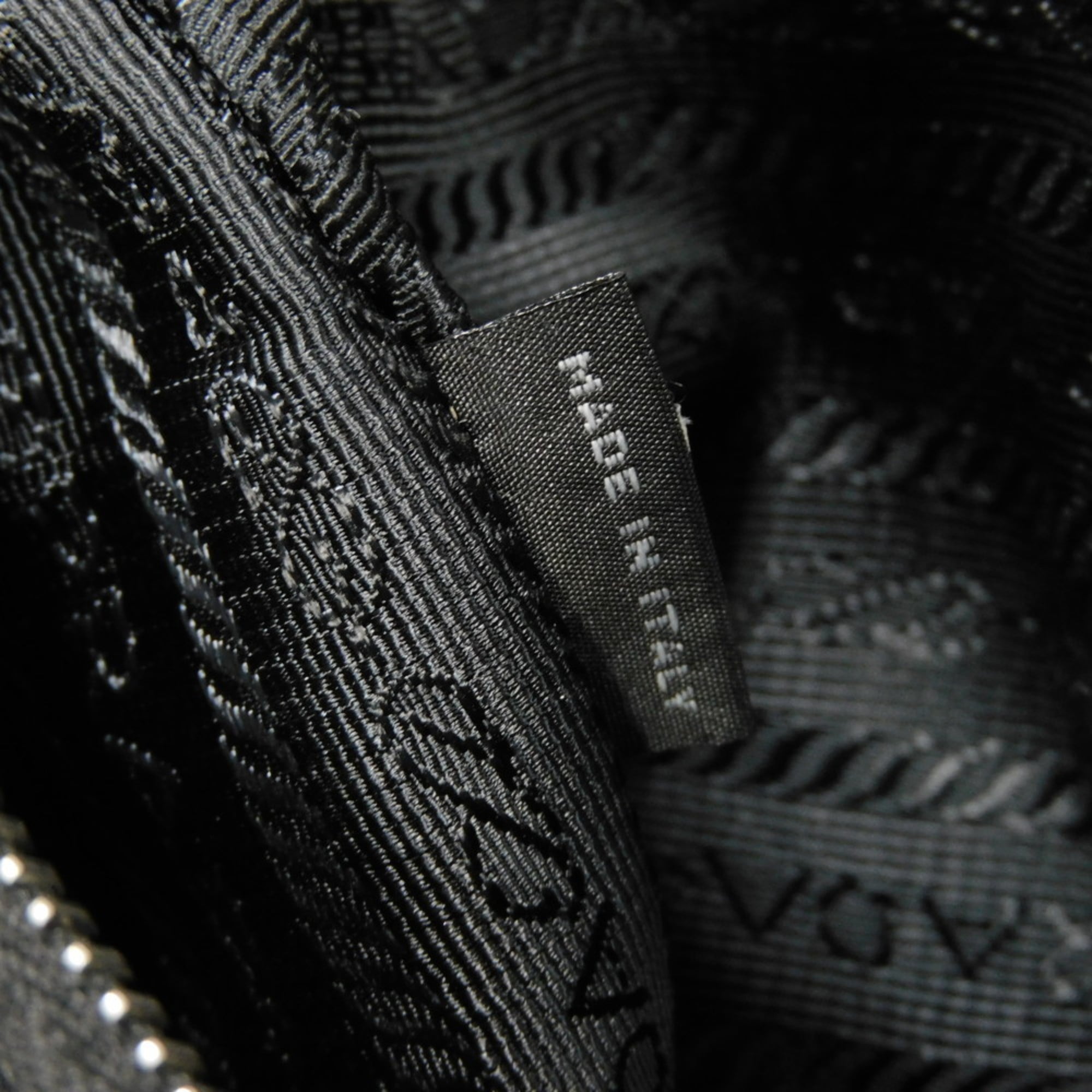 Prada Black Nylon Pouch Shoulder Bag (Pre-Owned)